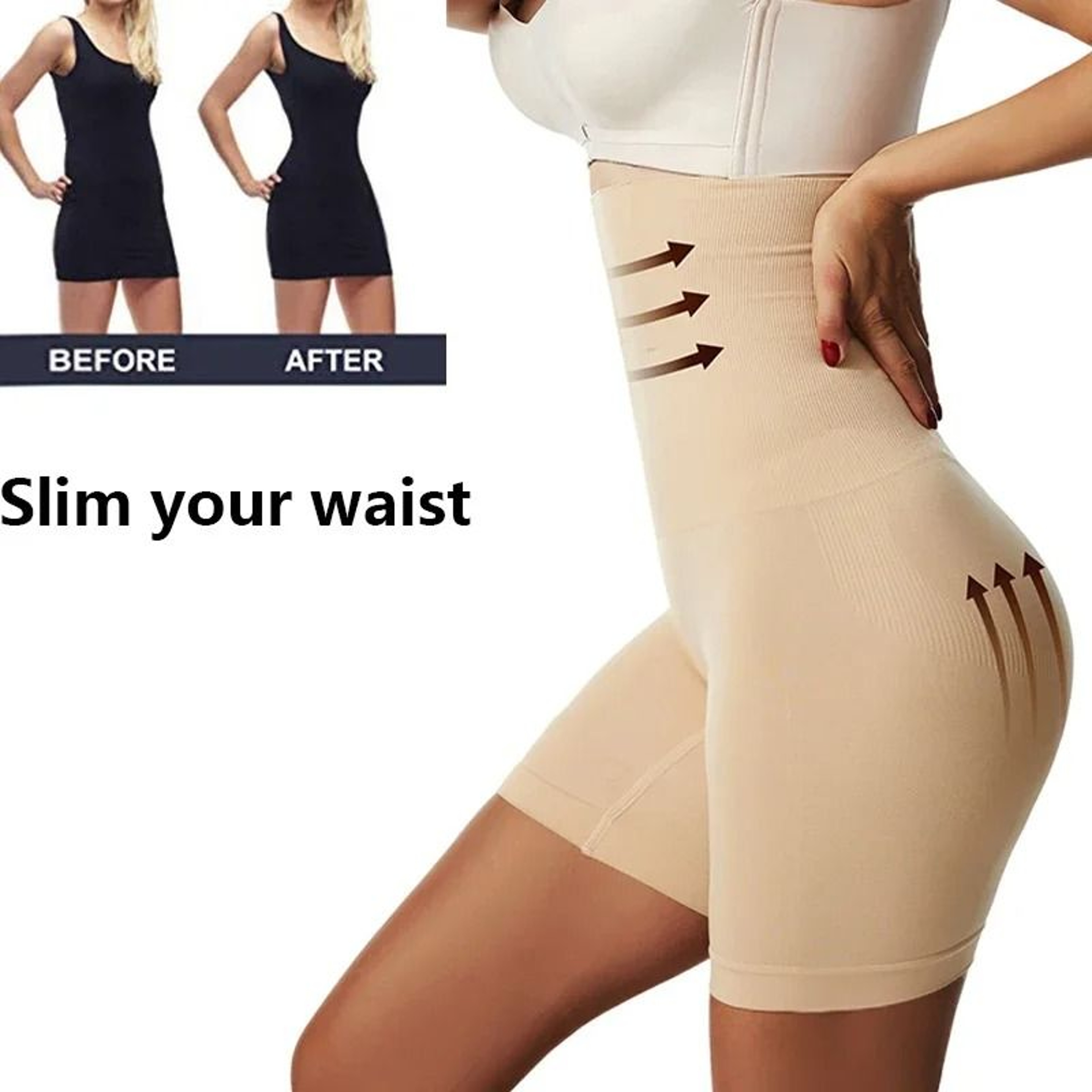 Seamless High Waist Butt Lifter Shapewear For Women 2