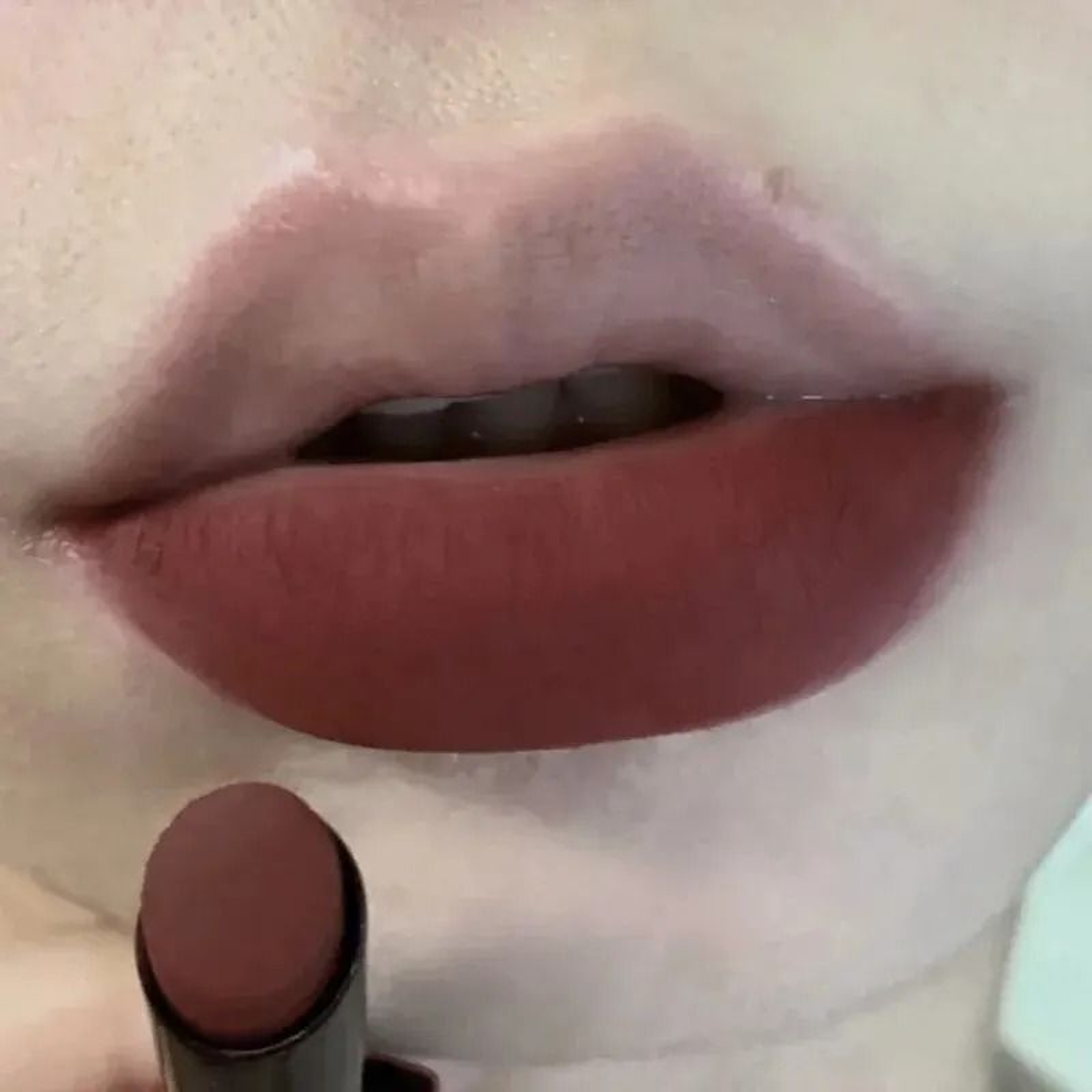 Thin Tube Matte Lipstick Waterproof Long Lasting Lip And Cheek Color 7