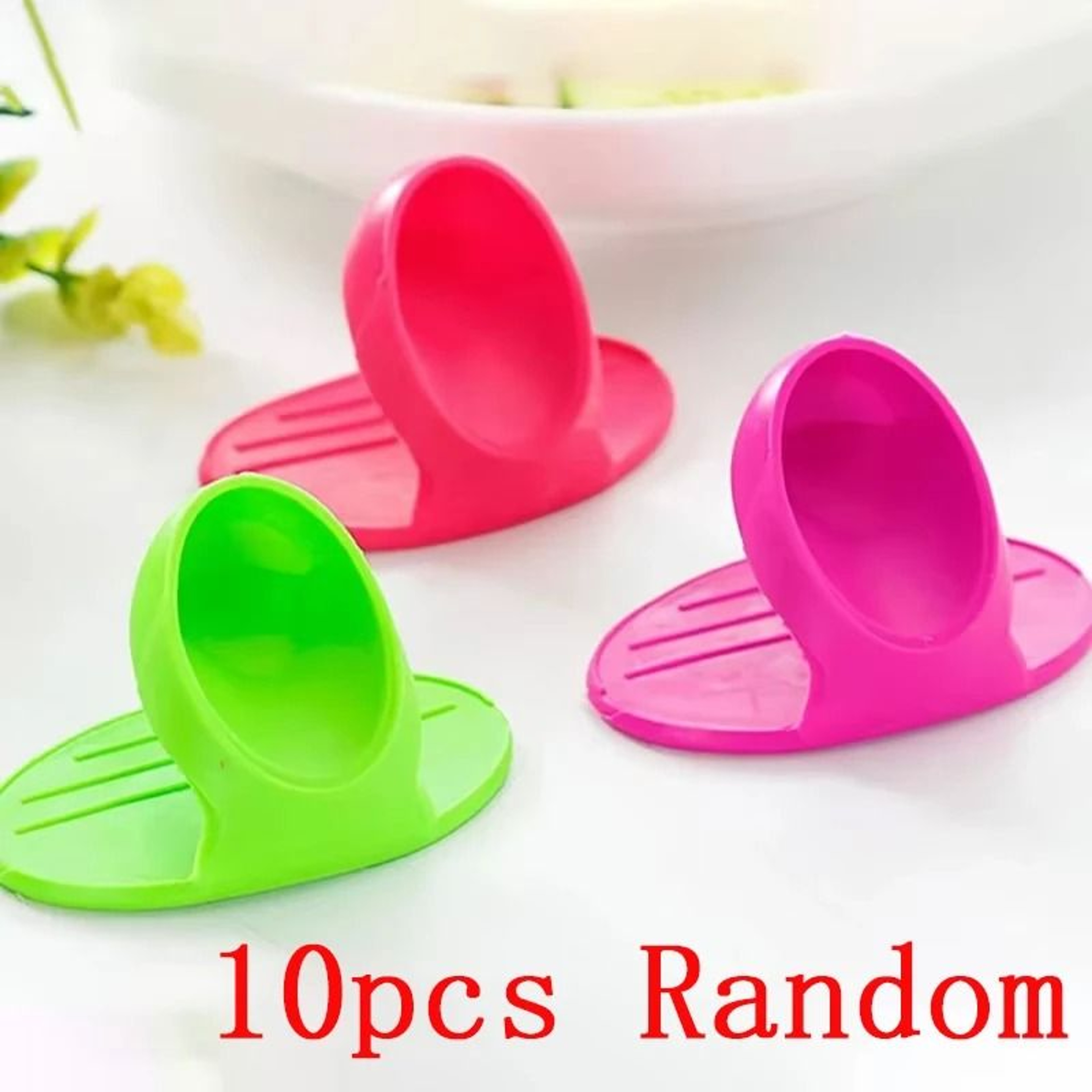 Silicone Heat Resistant Finger Covers For Oven And Microwave 4