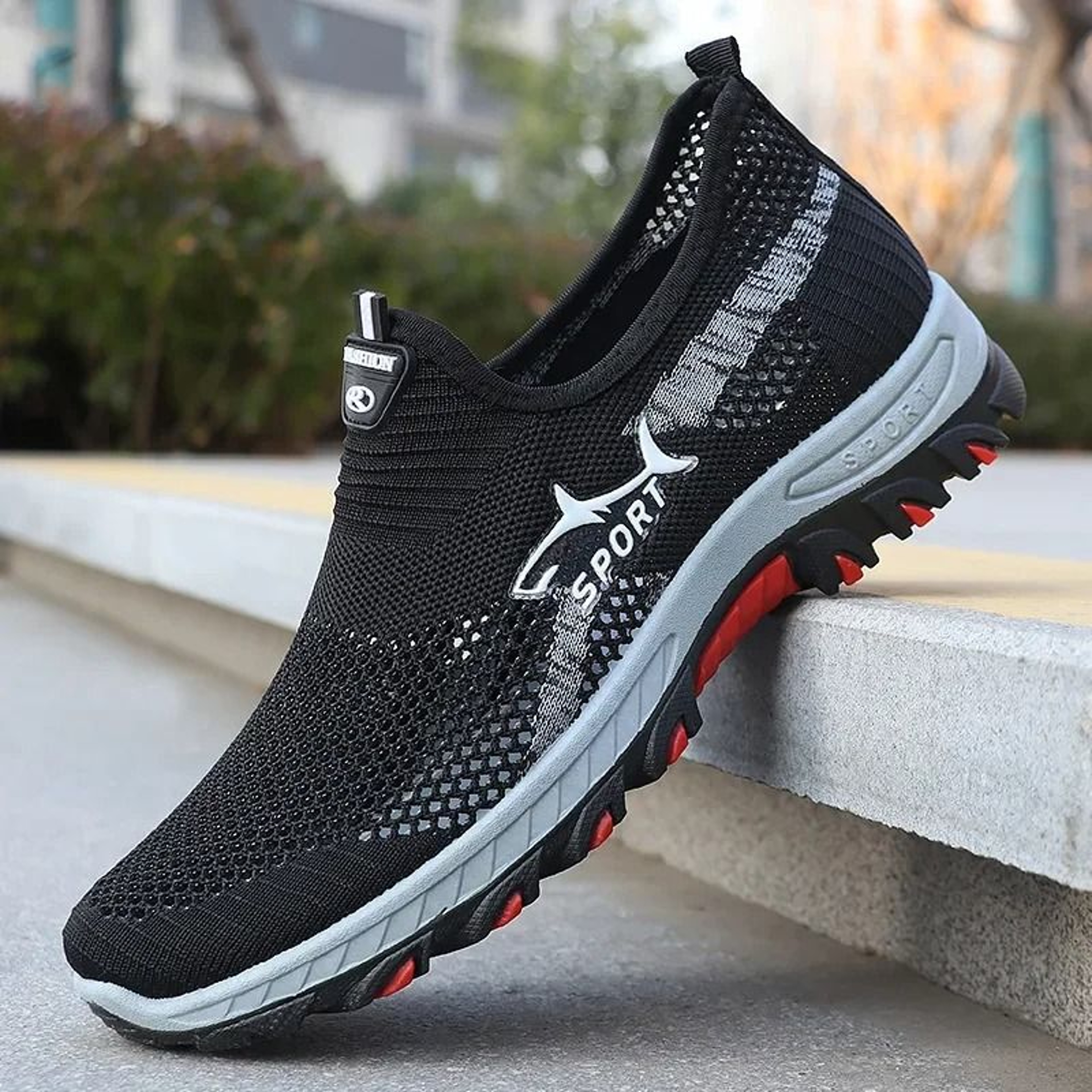 Breathable Mesh Summer Sneakers For Men Comfortable Lightweight Casual Sports Shoes 7