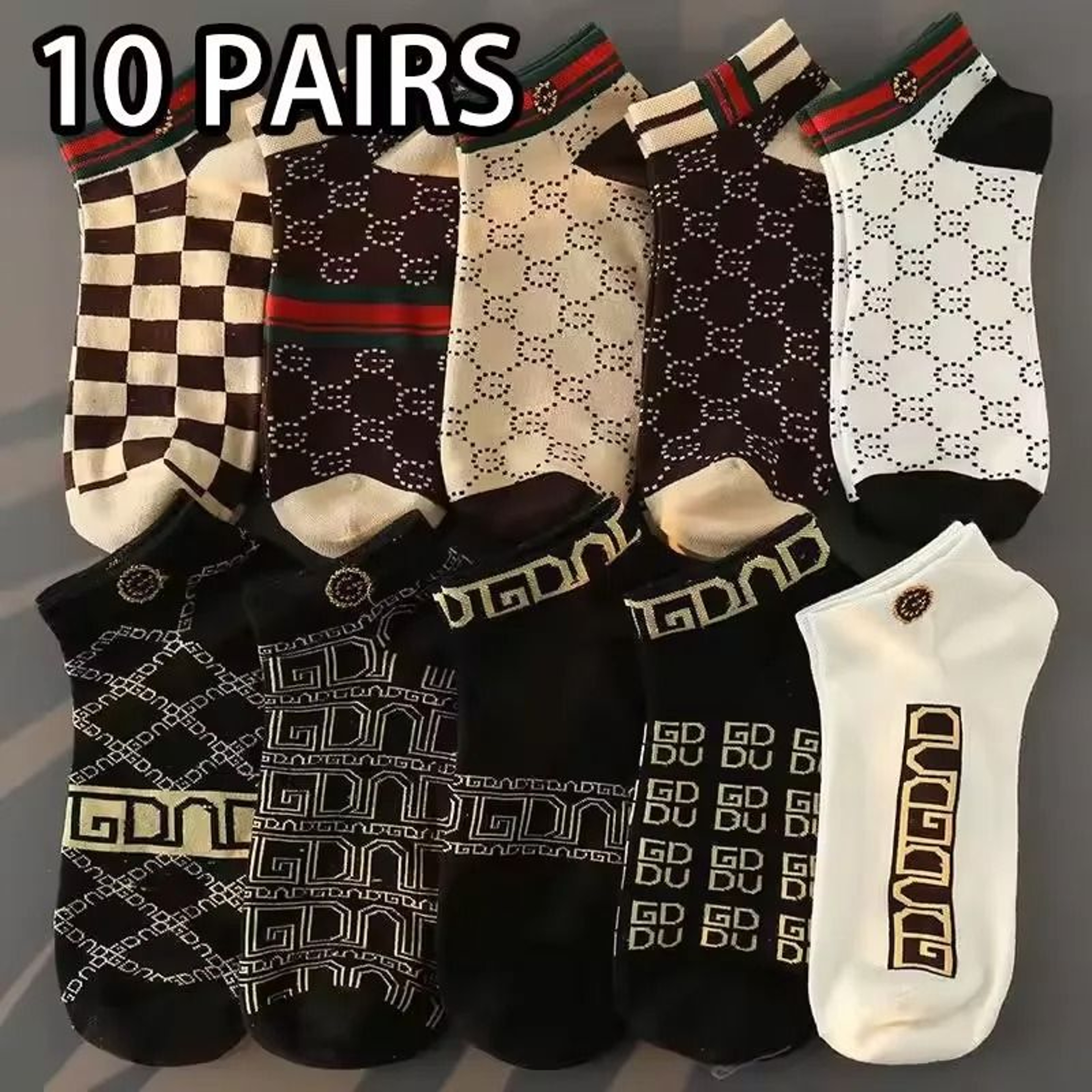 Breathable Low Cut Mens Socks Moisture Wicking Anti Odor Comfortable Everyday Pack 8