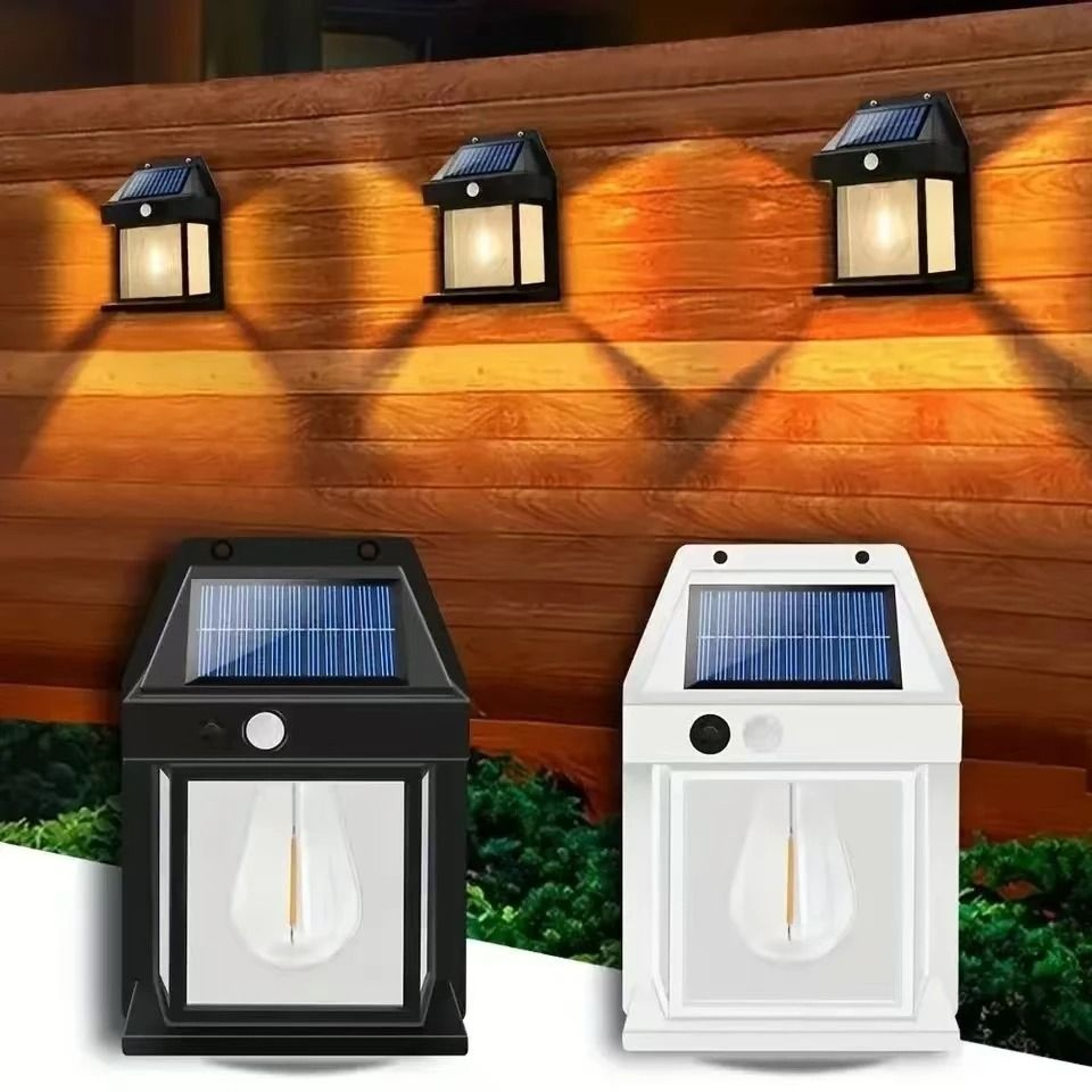 Solar Powered Outdoor Street Light Waterproof LED Lamp For Garden And Patio 5