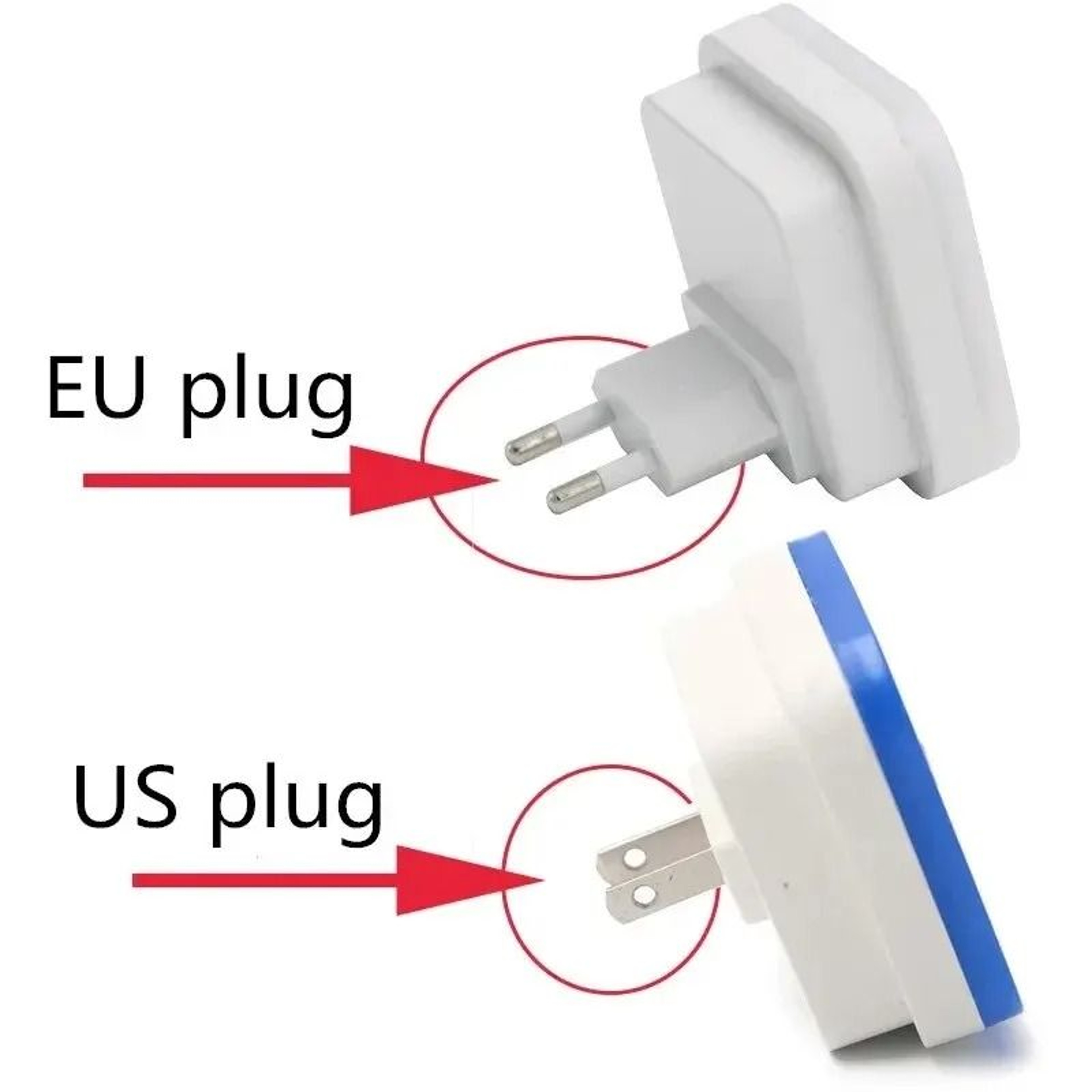 Wireless Sensor LED Night Light Plug In Mini Square Lamp For Bedroom And Hallway 5