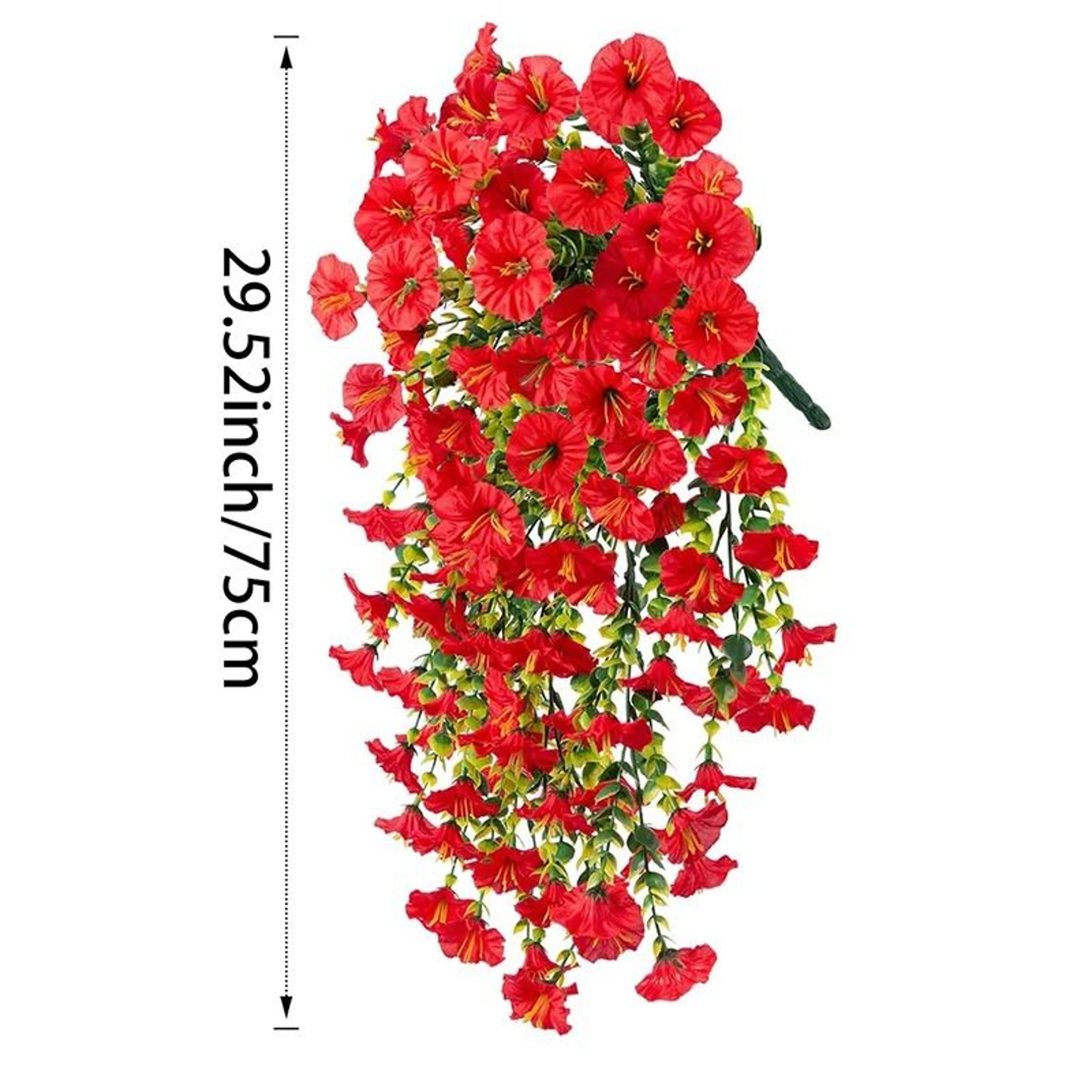 Artificial Morning Glory Hanging Vine For Home And Garden Decor 9