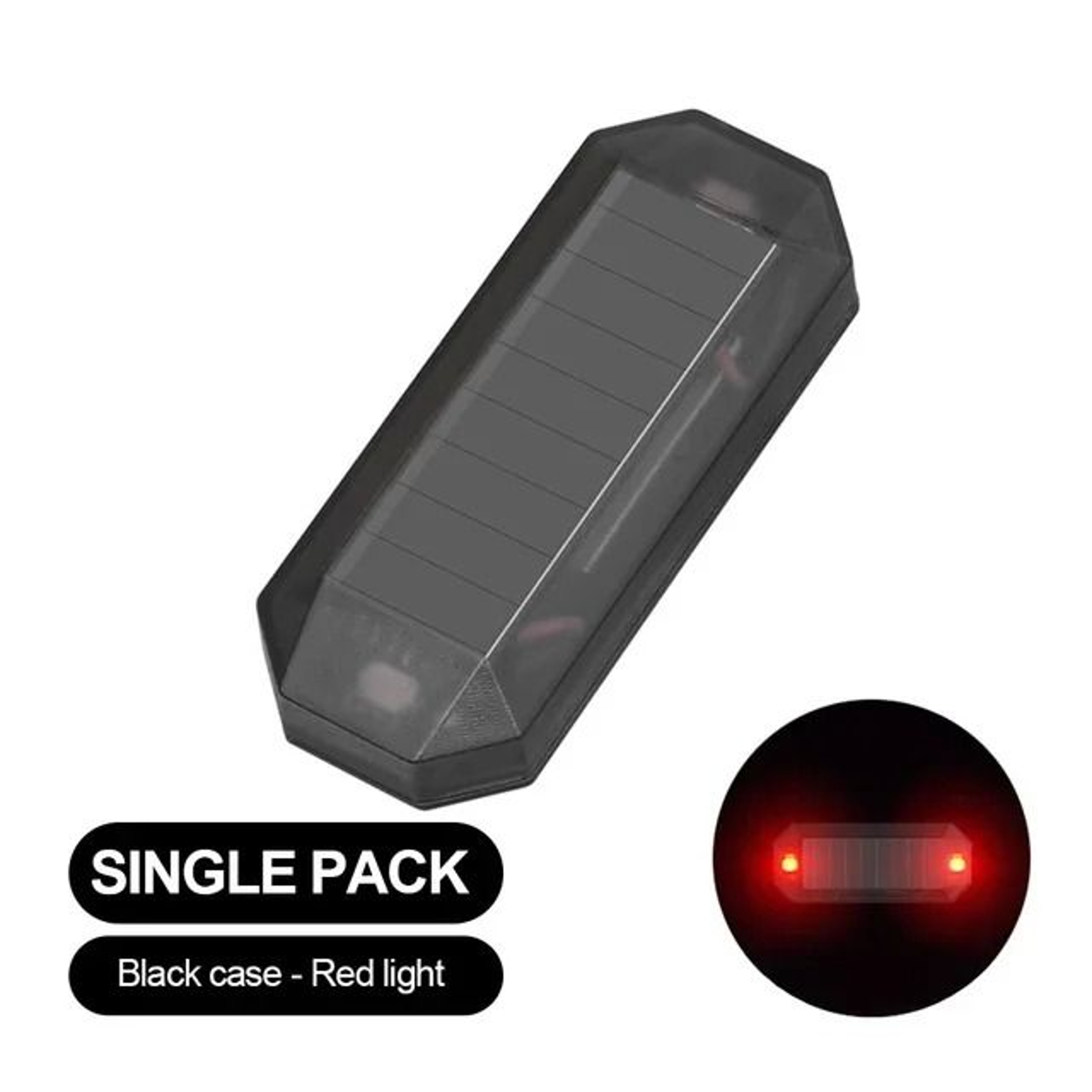 Solar Powered Mini LED AntiTheft Warning Light For Cars 9