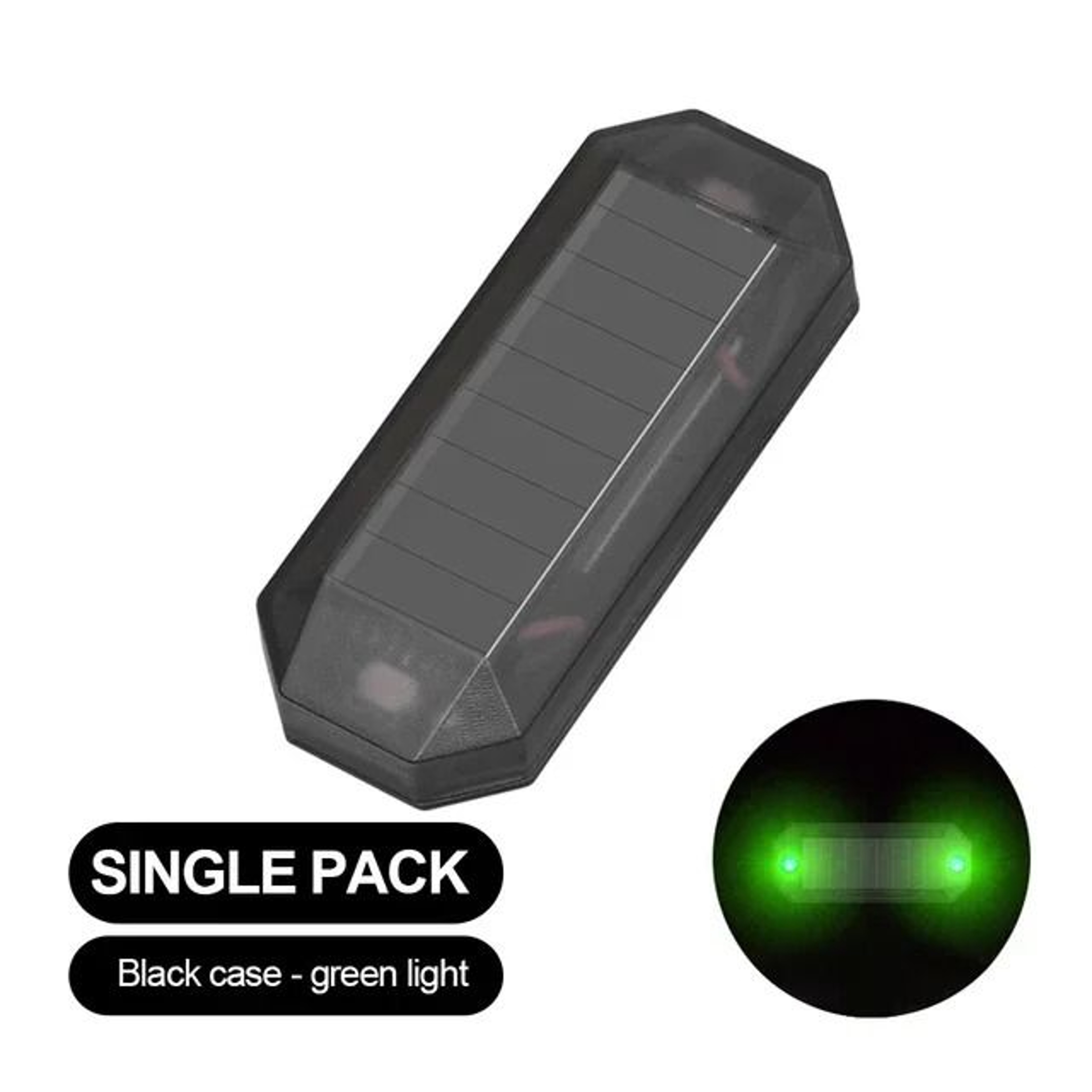 Solar Powered Mini LED AntiTheft Warning Light For Cars 8
