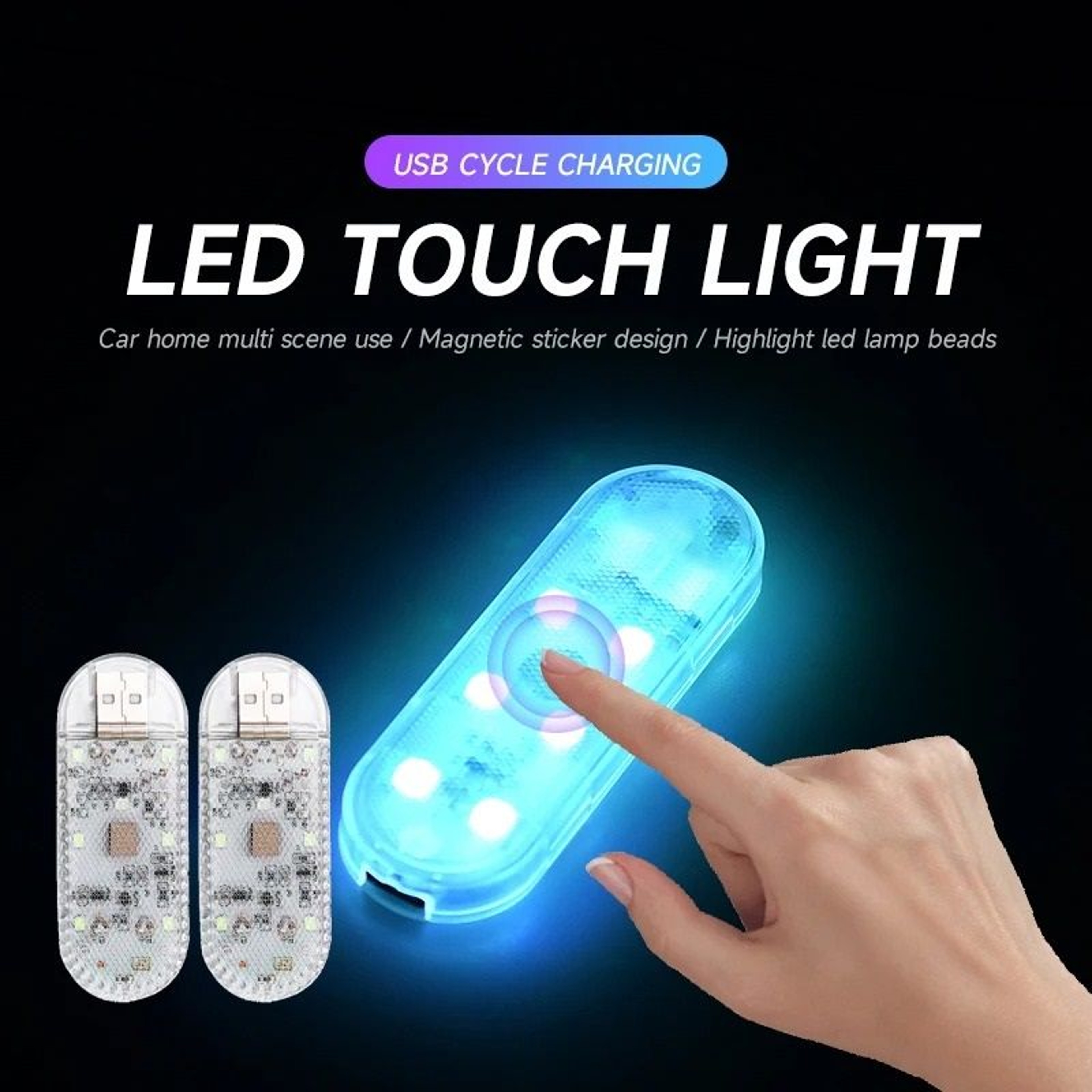 LED Car Touch Light For Interior Ambient Lighting 0