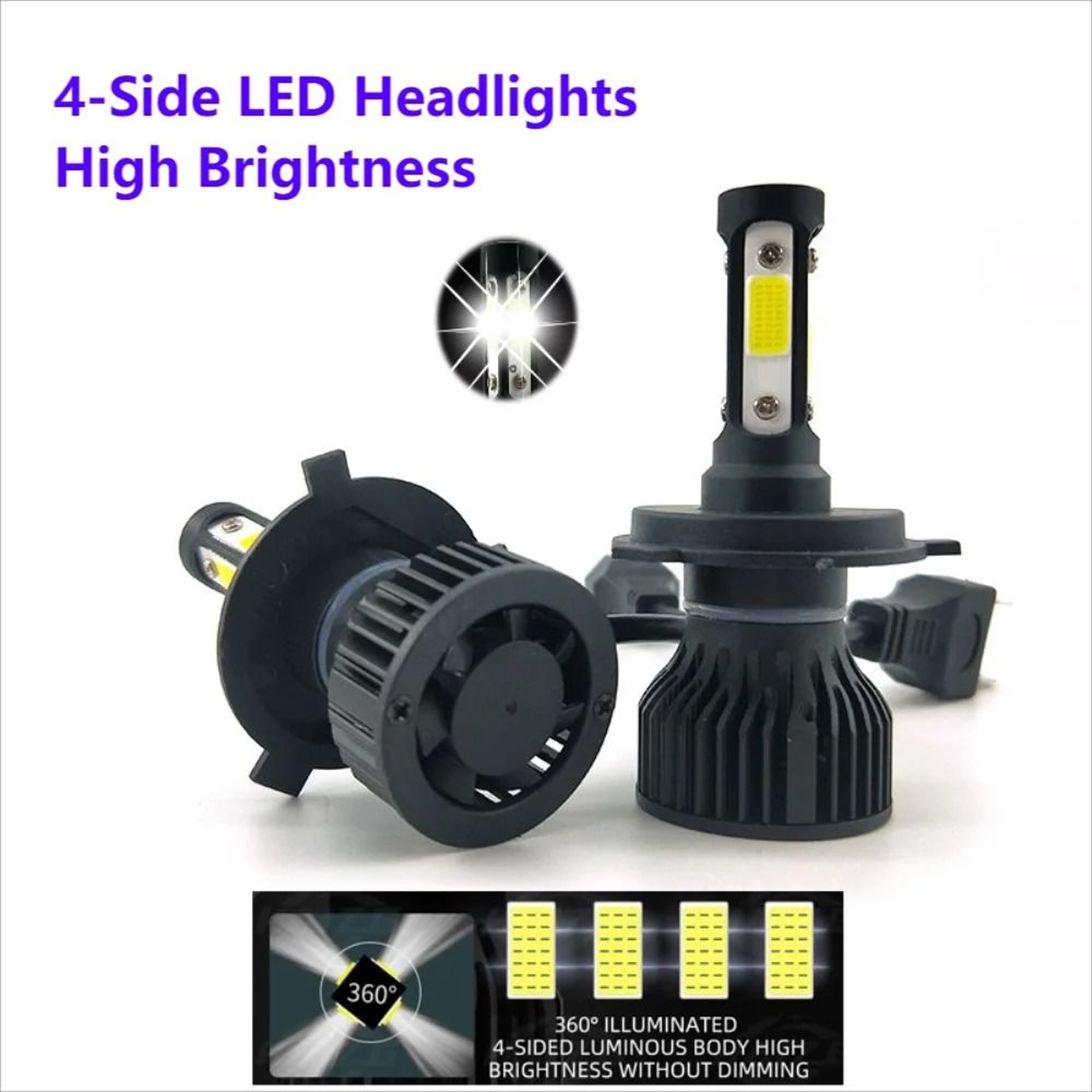 Ultra Bright LED Headlight Kit 16000 Lm 50 W Pair 0