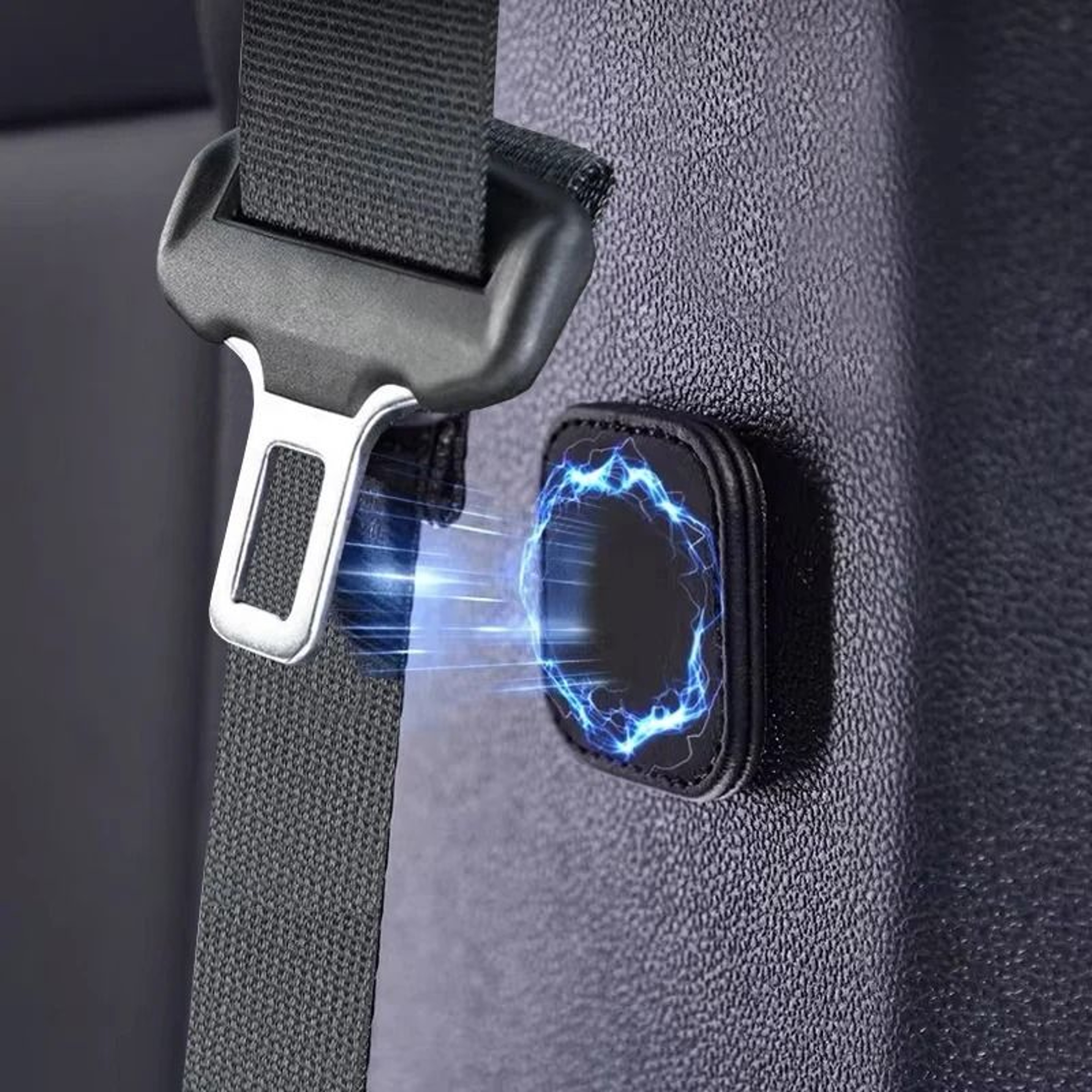 Magnetic Car Seat Belt Holder Clip Set For Safety And Comfort 0