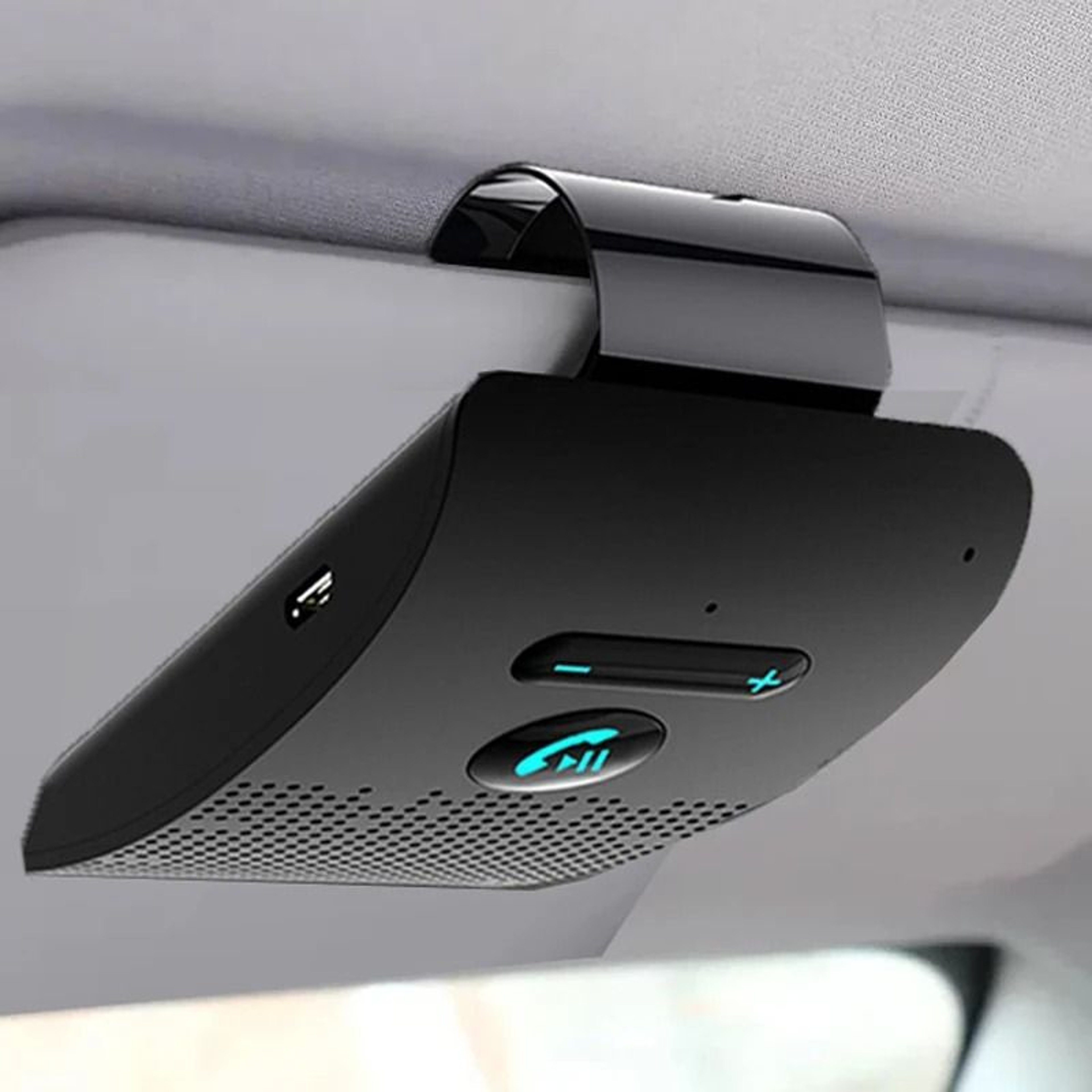 Bluetooth Five Point Zero Handsfree Car Kit With HiFi Speaker 0