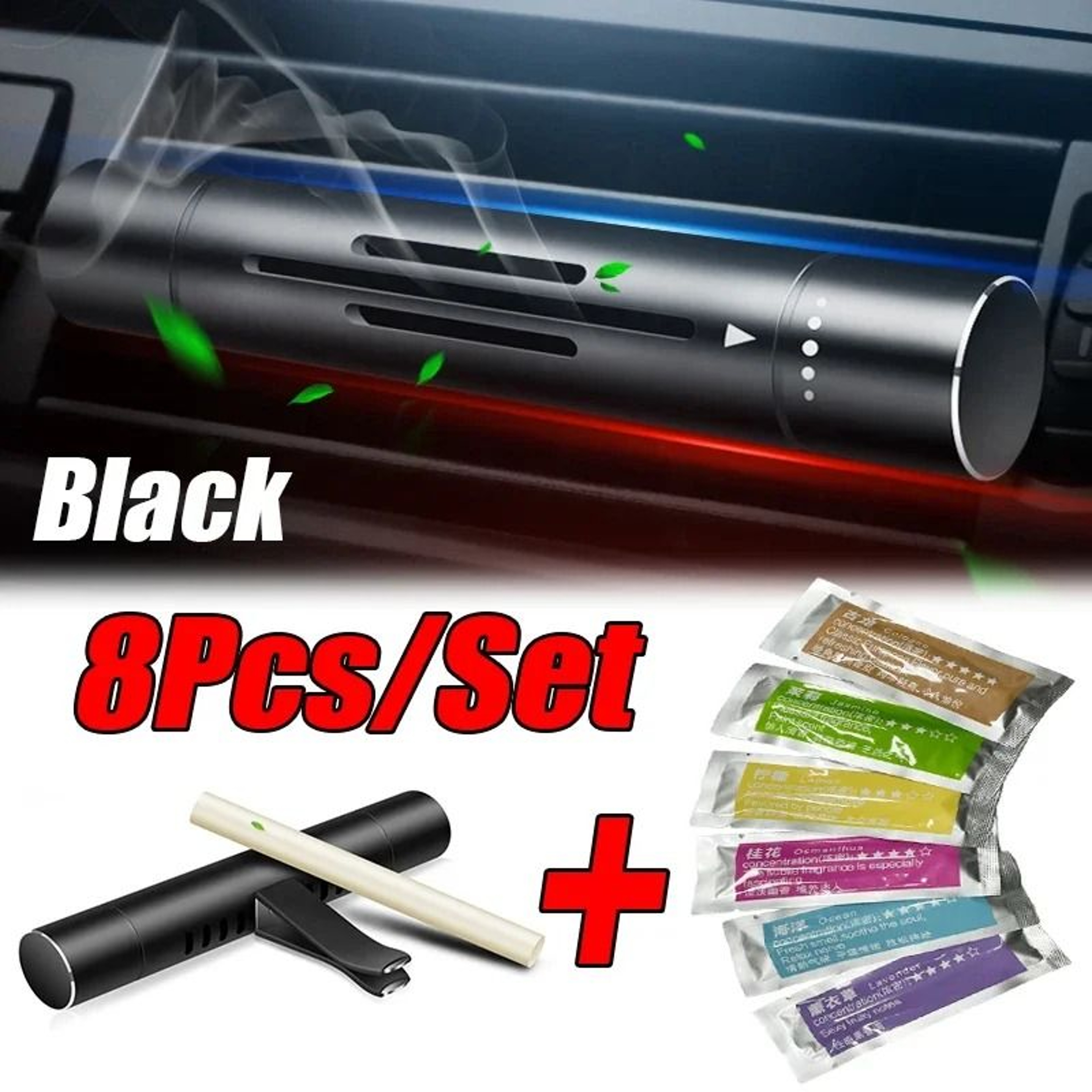 8 Pcs Set Car Air Vent Perfume Air Freshener Clips 7