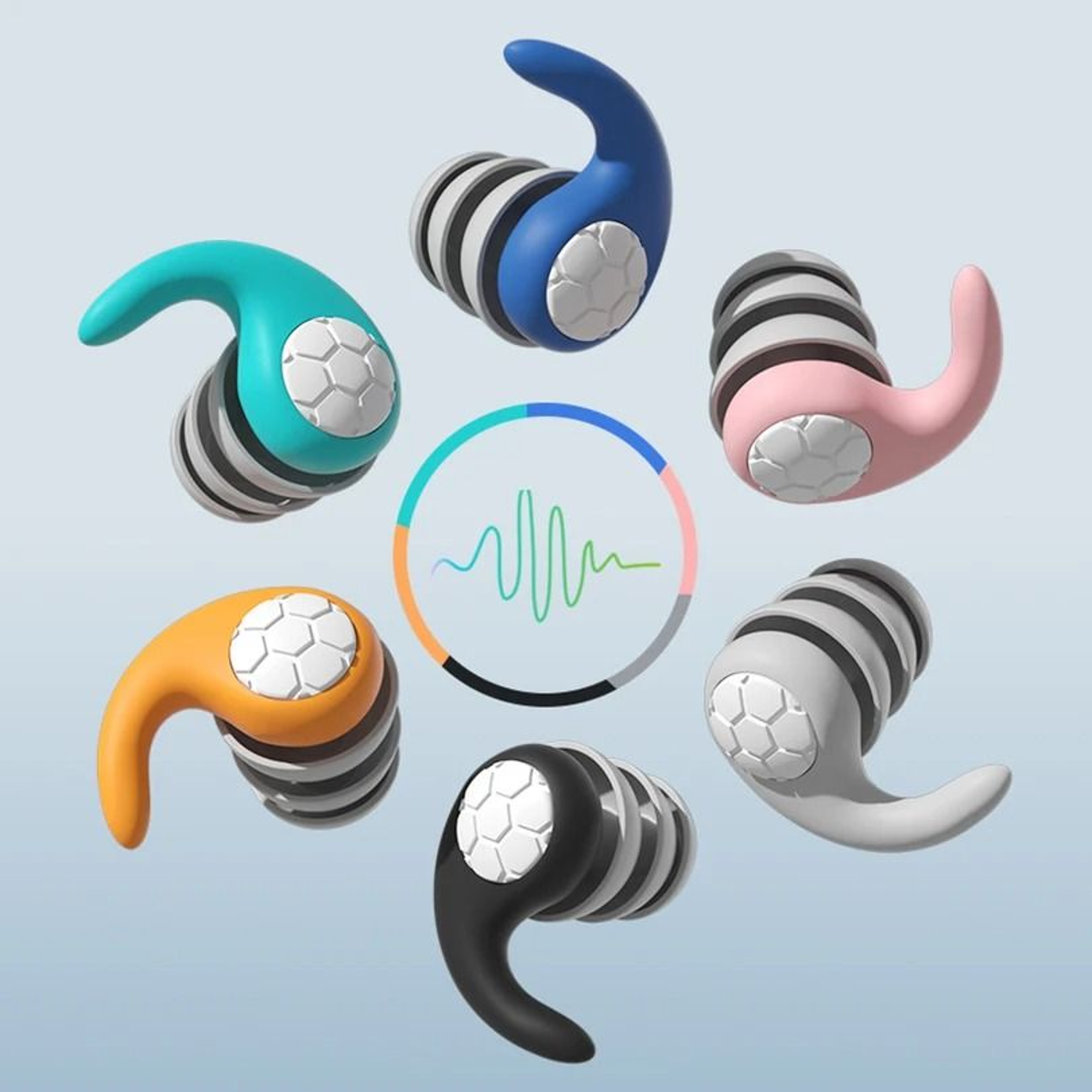 Soft Noise Reduction Sleeping Ear Plugs Waterproof Comfort Design 2