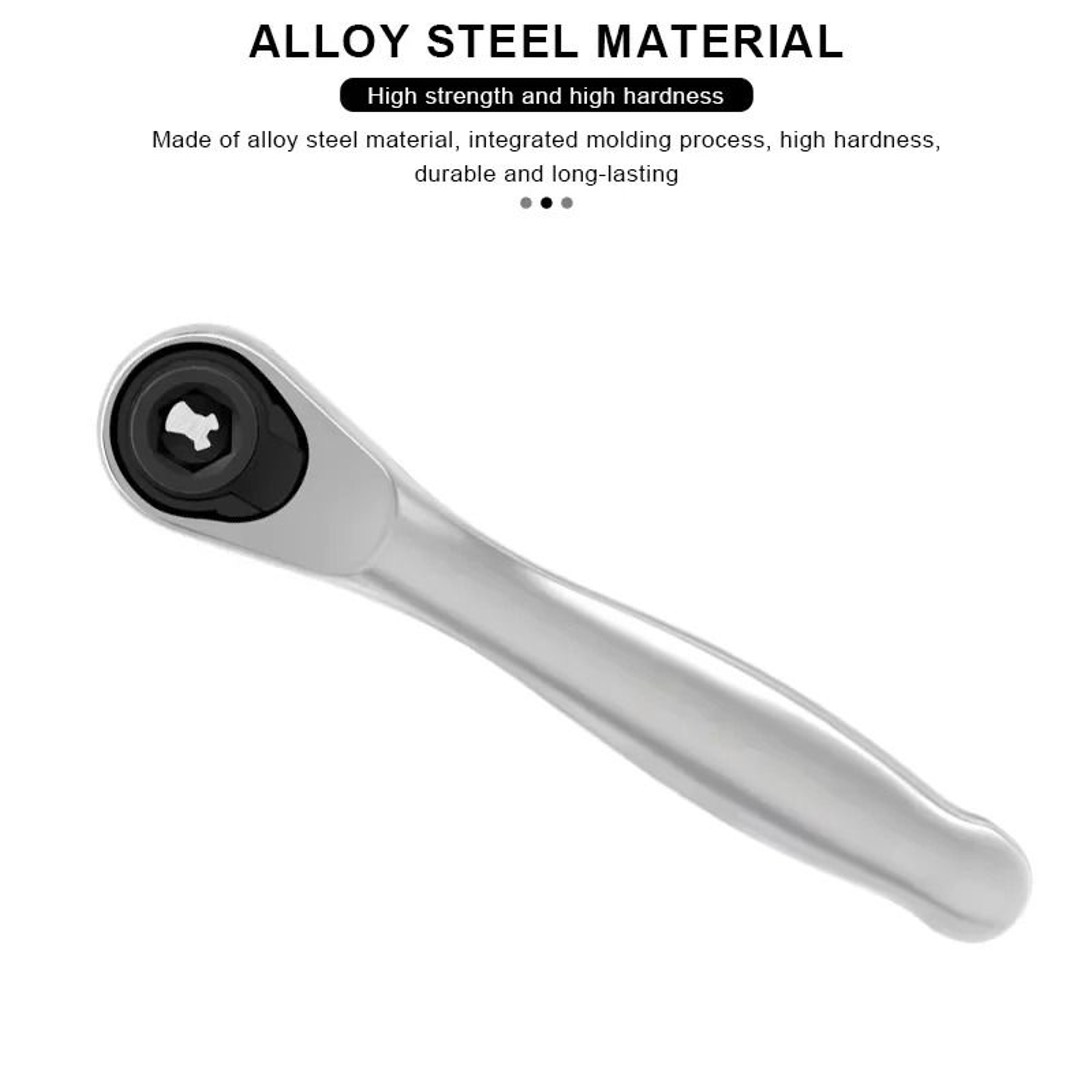 Quarter Inch Drive Ratchet Wrench With 72 Tooth Quick Release 4