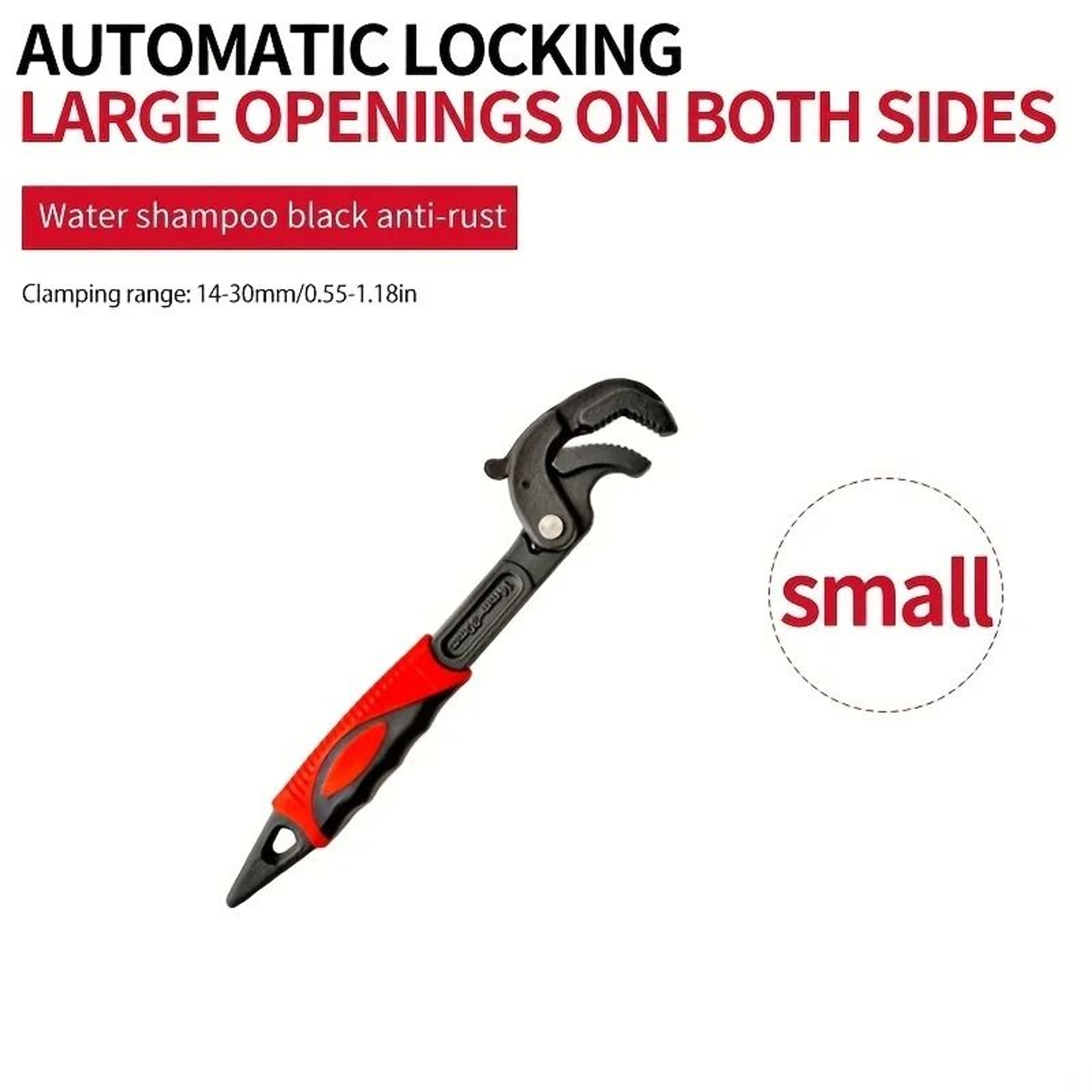 Adjustable Jaw Wrench Set Multi Functional Quick Open Pipe Wrench For Car Bike Plumbing Repairs 6