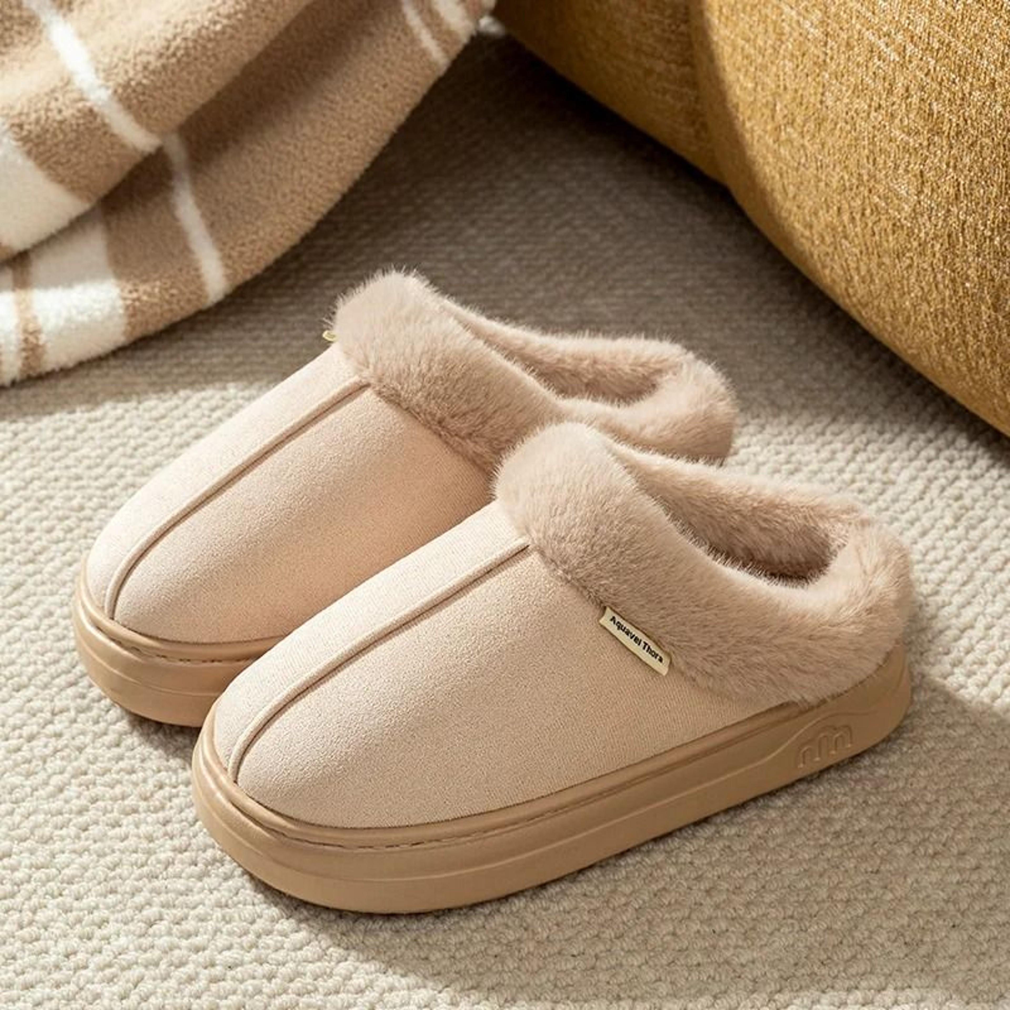 Warm Winter Slippers For Women Indoor And Outdoor Comfort With Thick Soft Sole 7