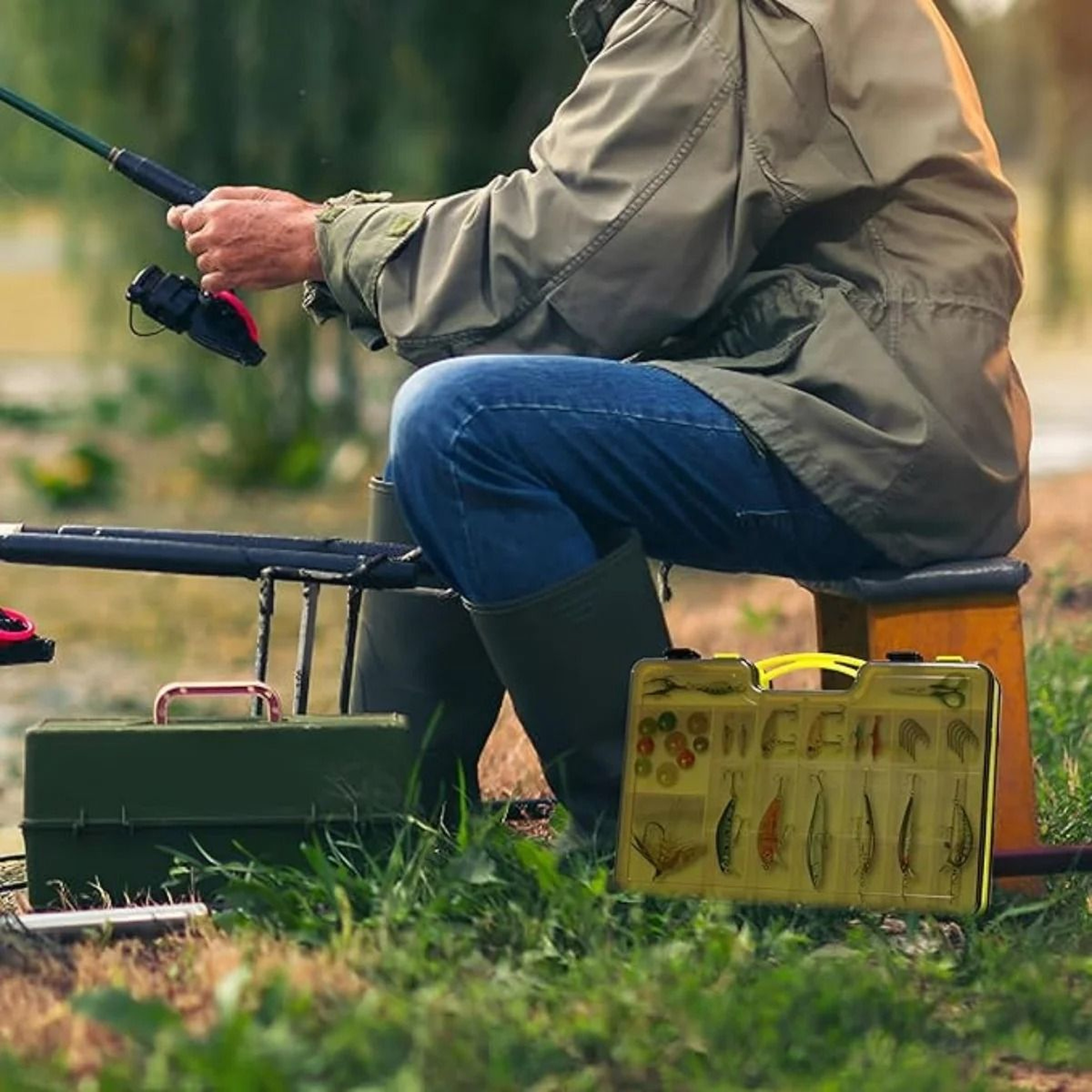 Fishing Accessories Storage Box Road Auxiliary Bait Hook Tools Organizer 3
