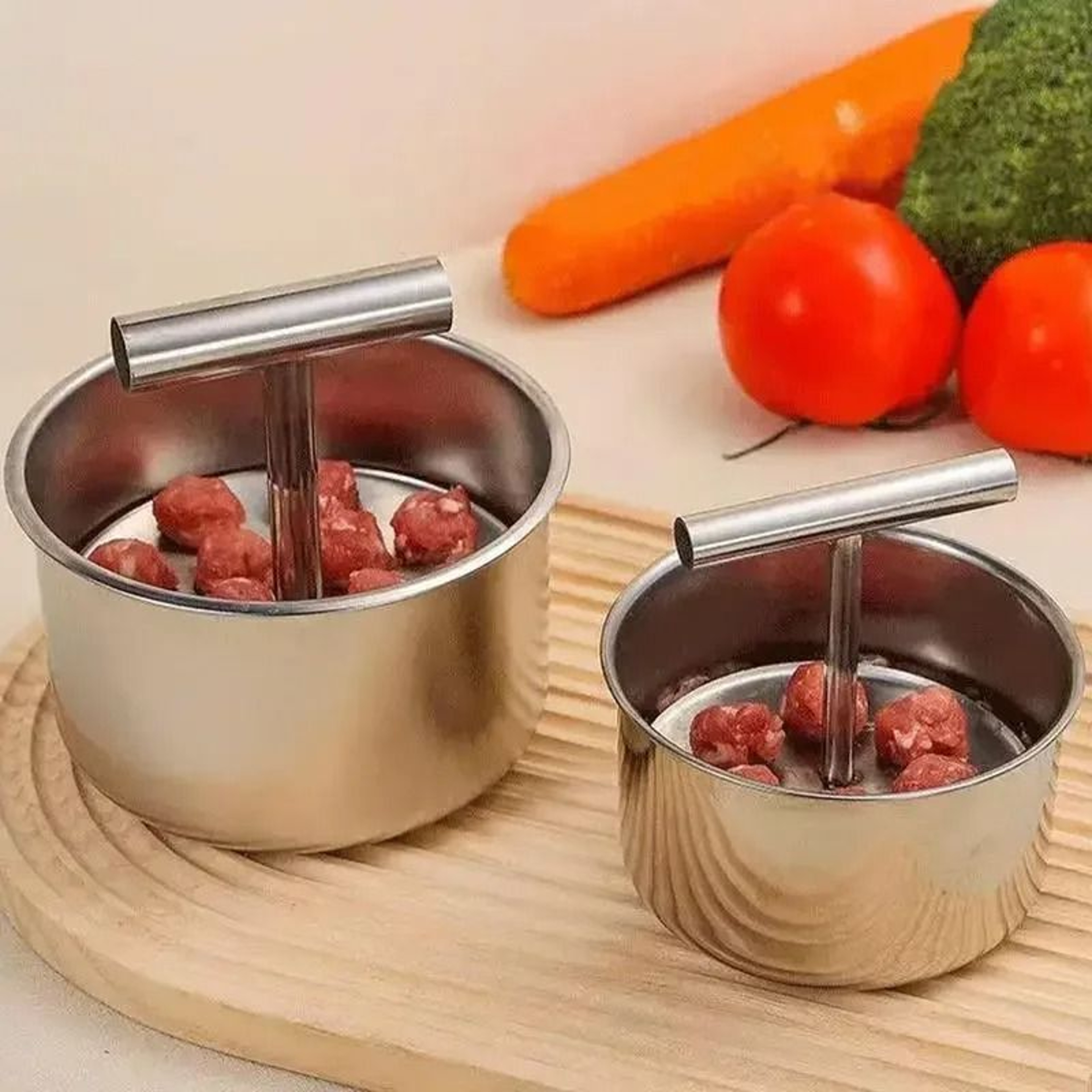 Stainless Steel Meatball Maker Manual Press Tool For Home Kitchen 1