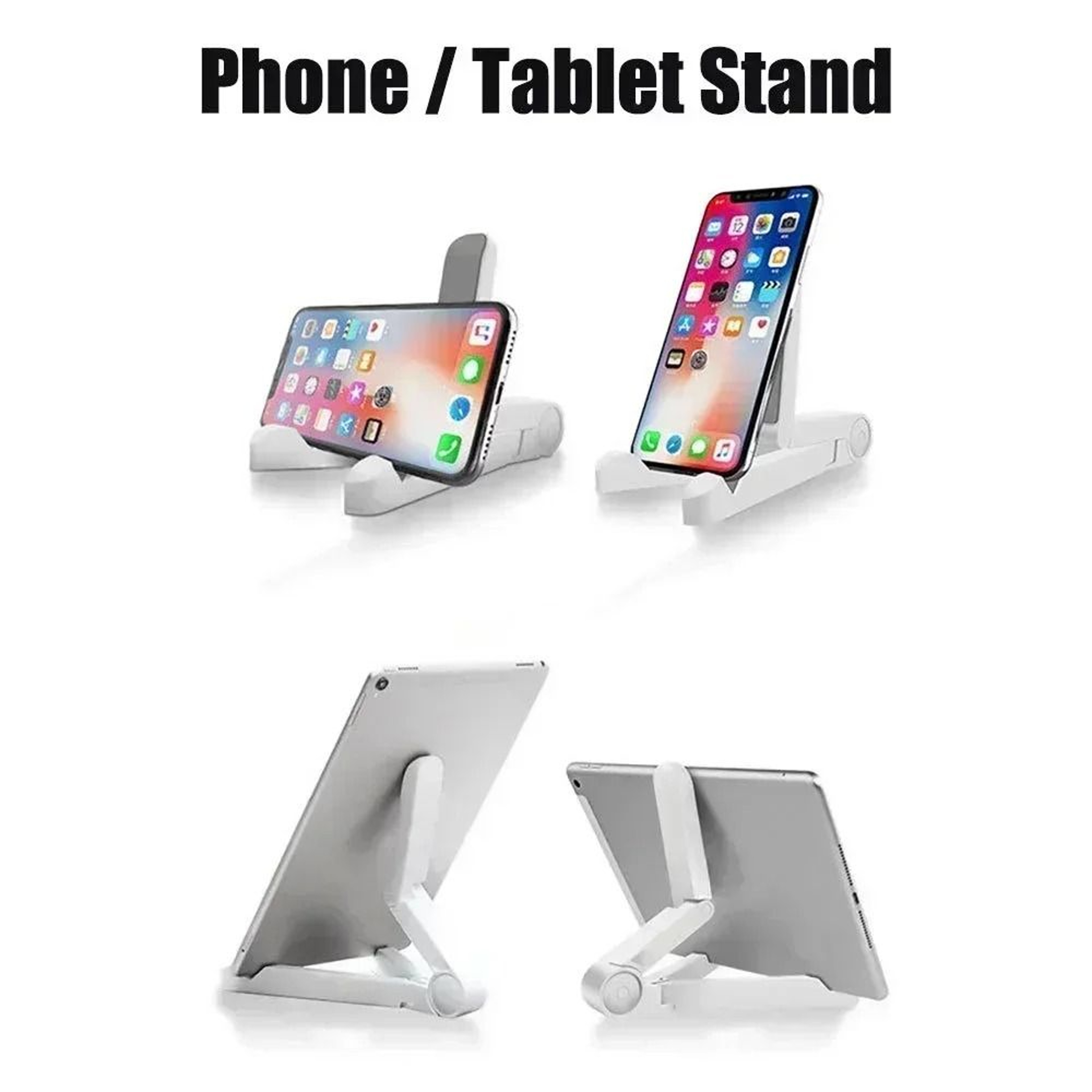 Foldable Universal Tablet And Phone Stand With Adjustable Angle 5