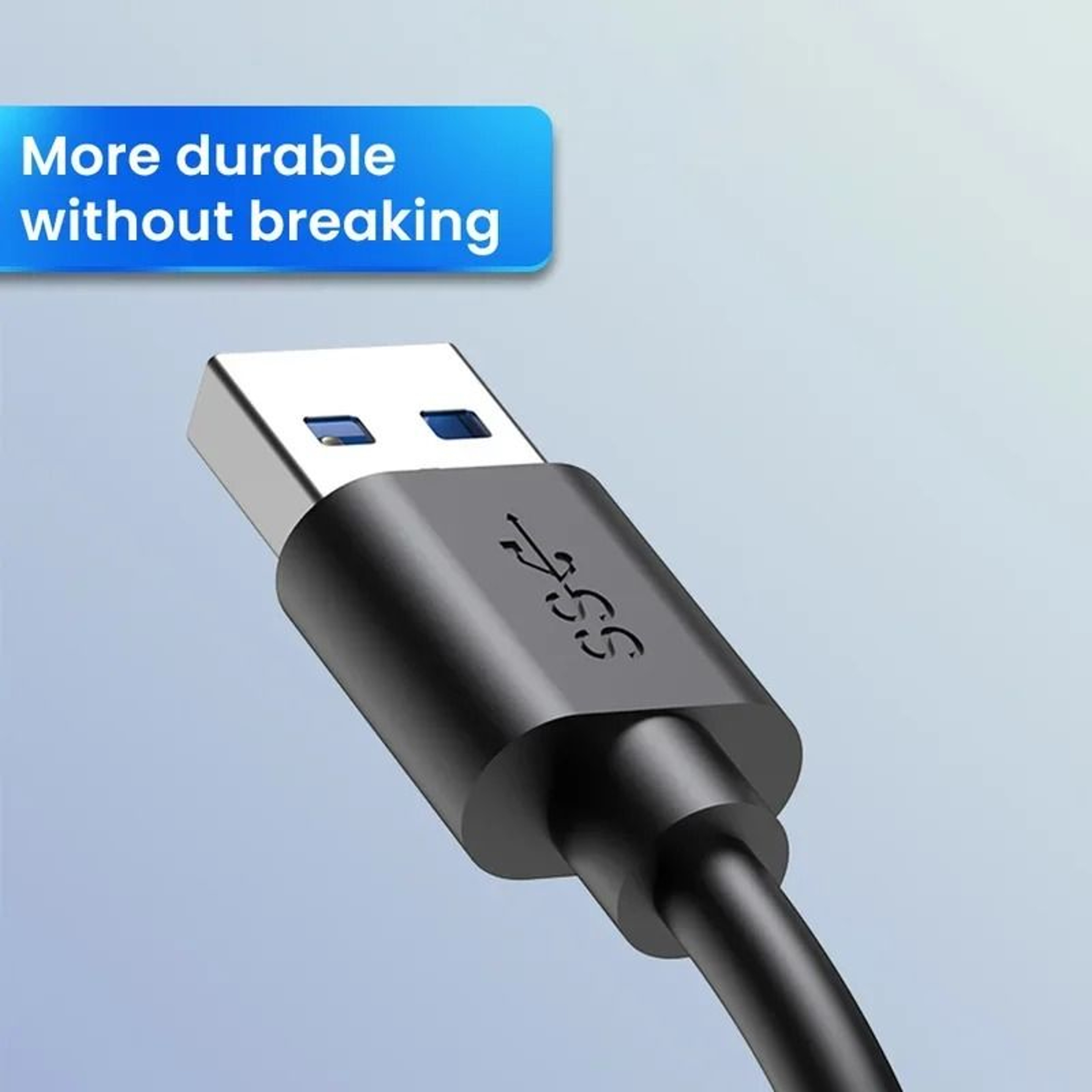 High Speed Four Port USB Hub With Power Adapter 2