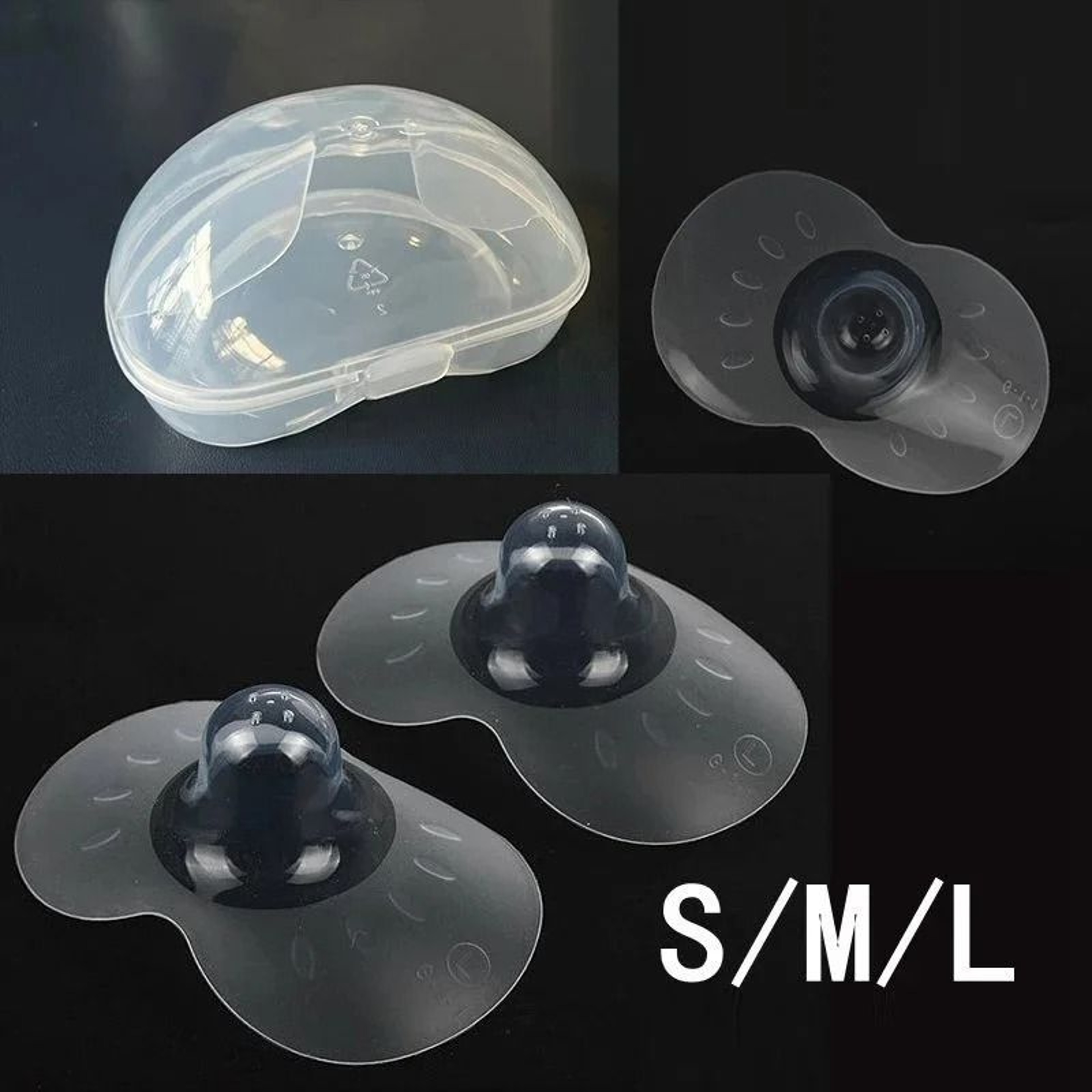 Silicone Breastfeeding Nipple Shields Two Pack Nursing Protection Covers 0