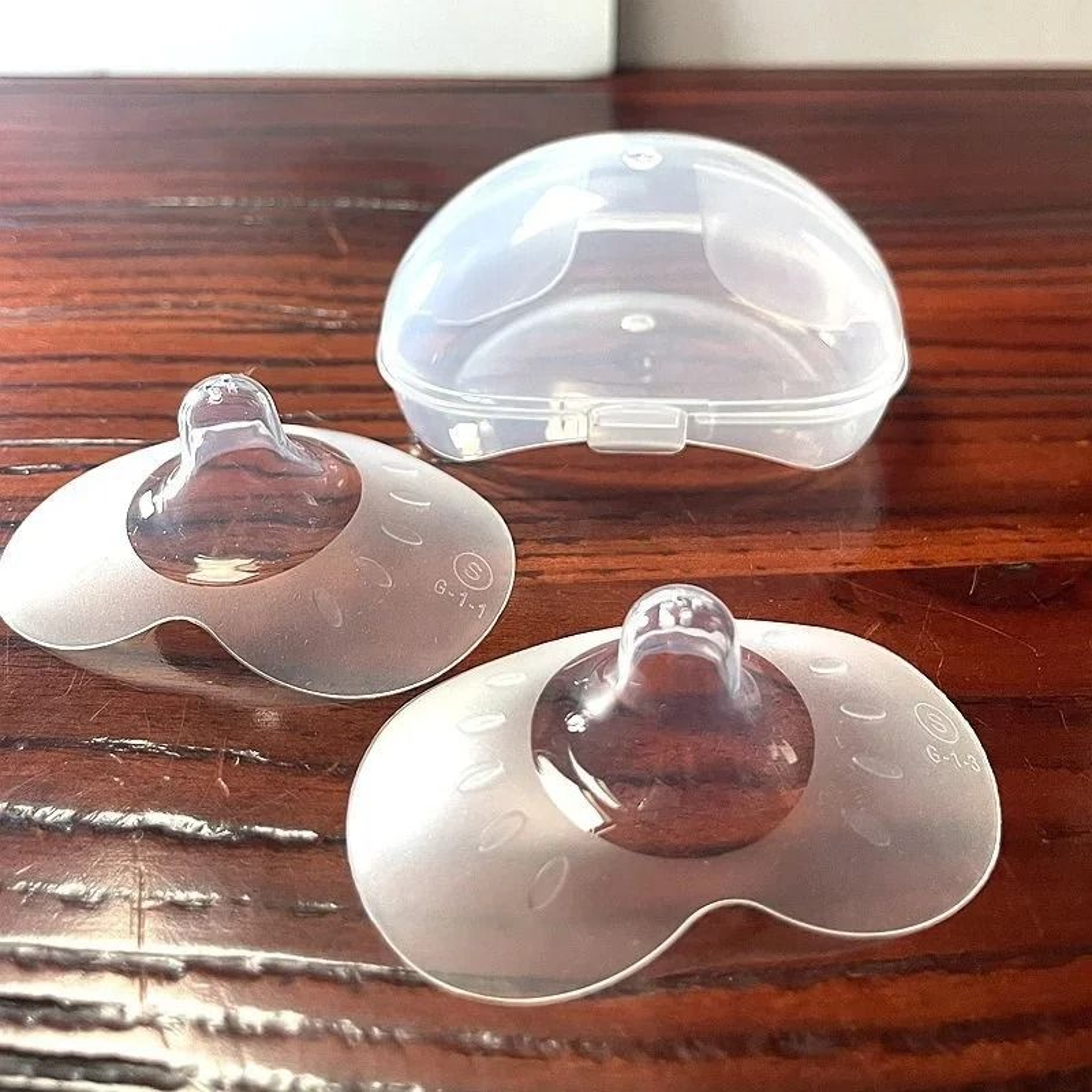 Silicone Breastfeeding Nipple Shields Two Pack Nursing Protection Covers 3