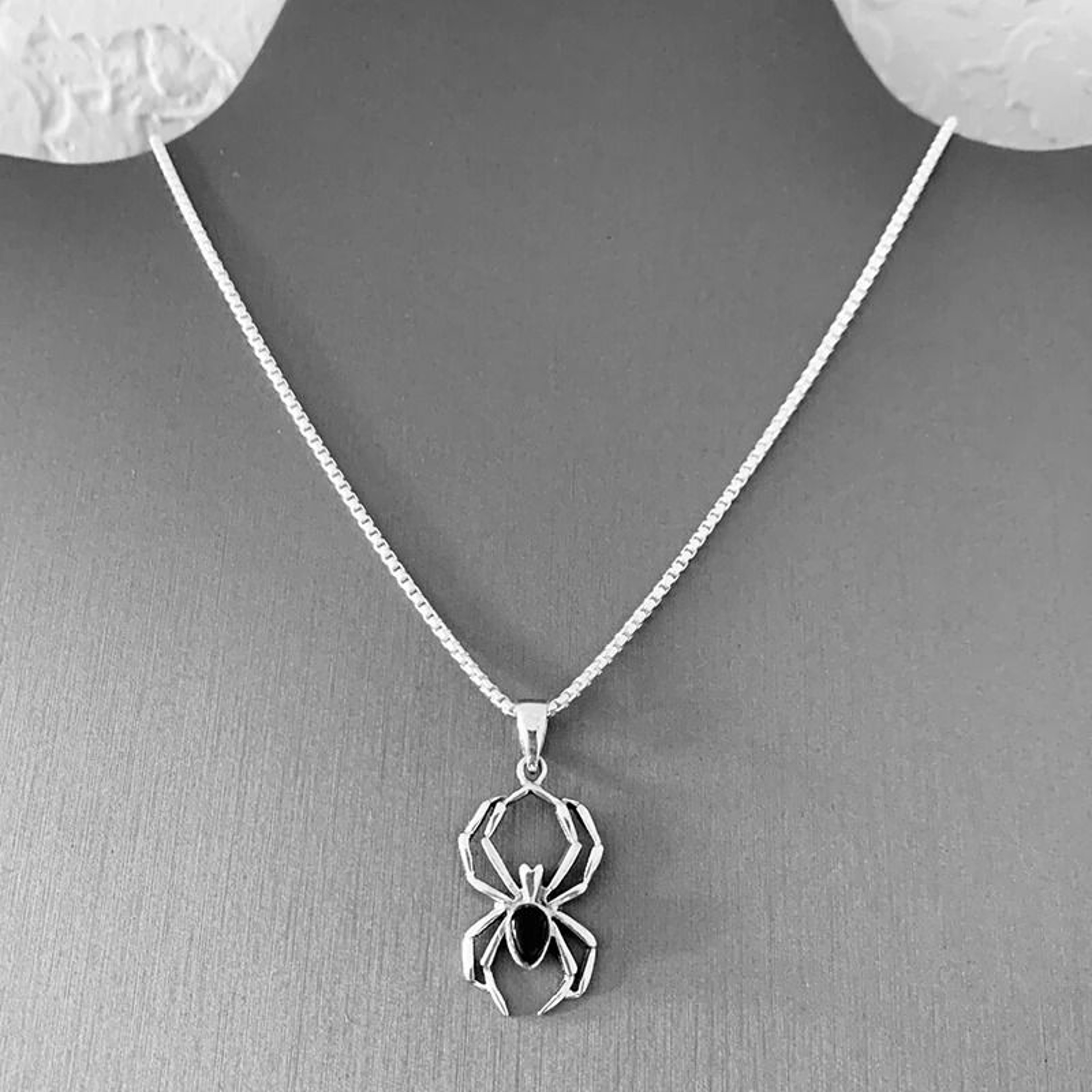 Spider Pendant Necklace With Stainless Steel Chain 5