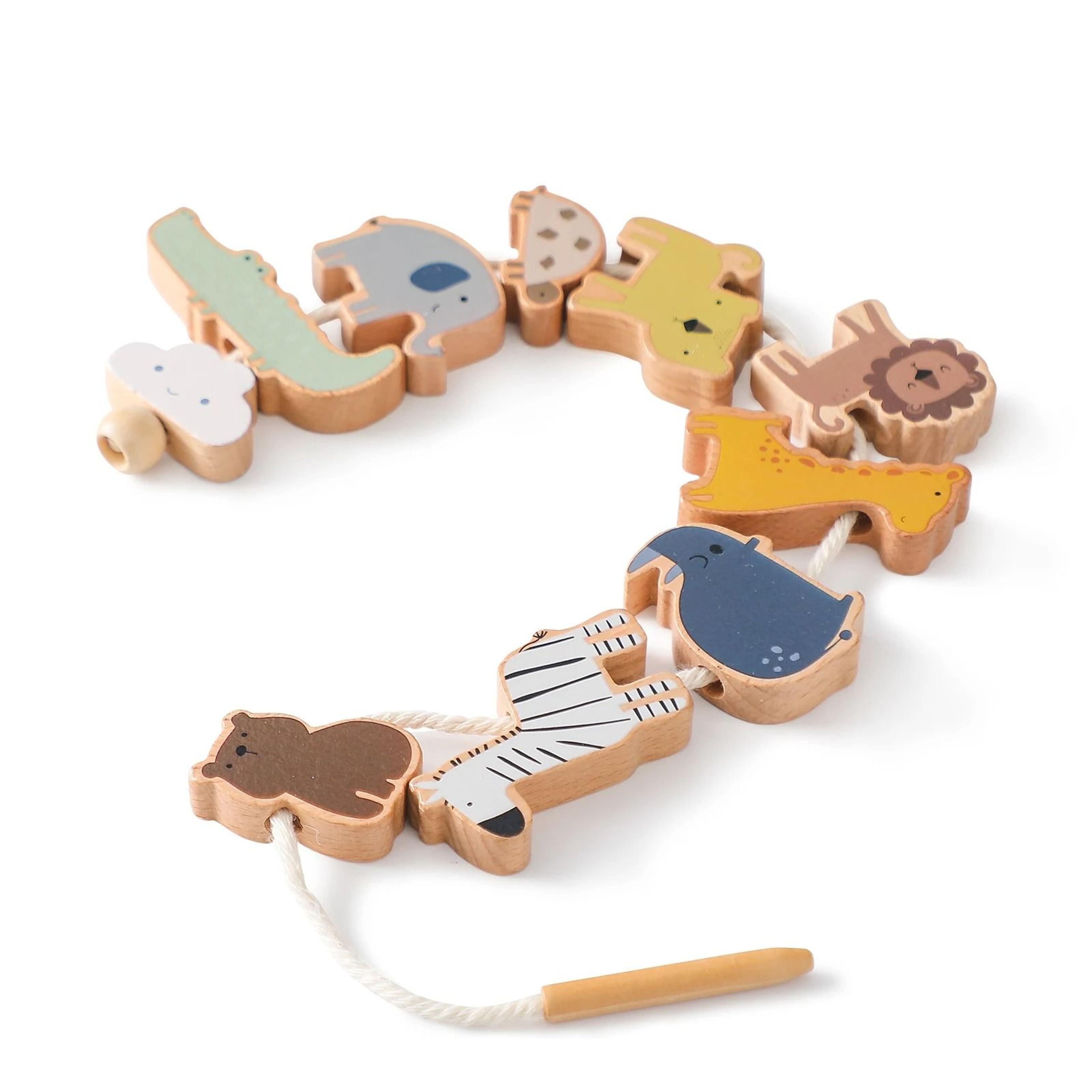 Montessori Magic Cotton Animal Tissue Box Busy Toy For Fine Motor Play 7