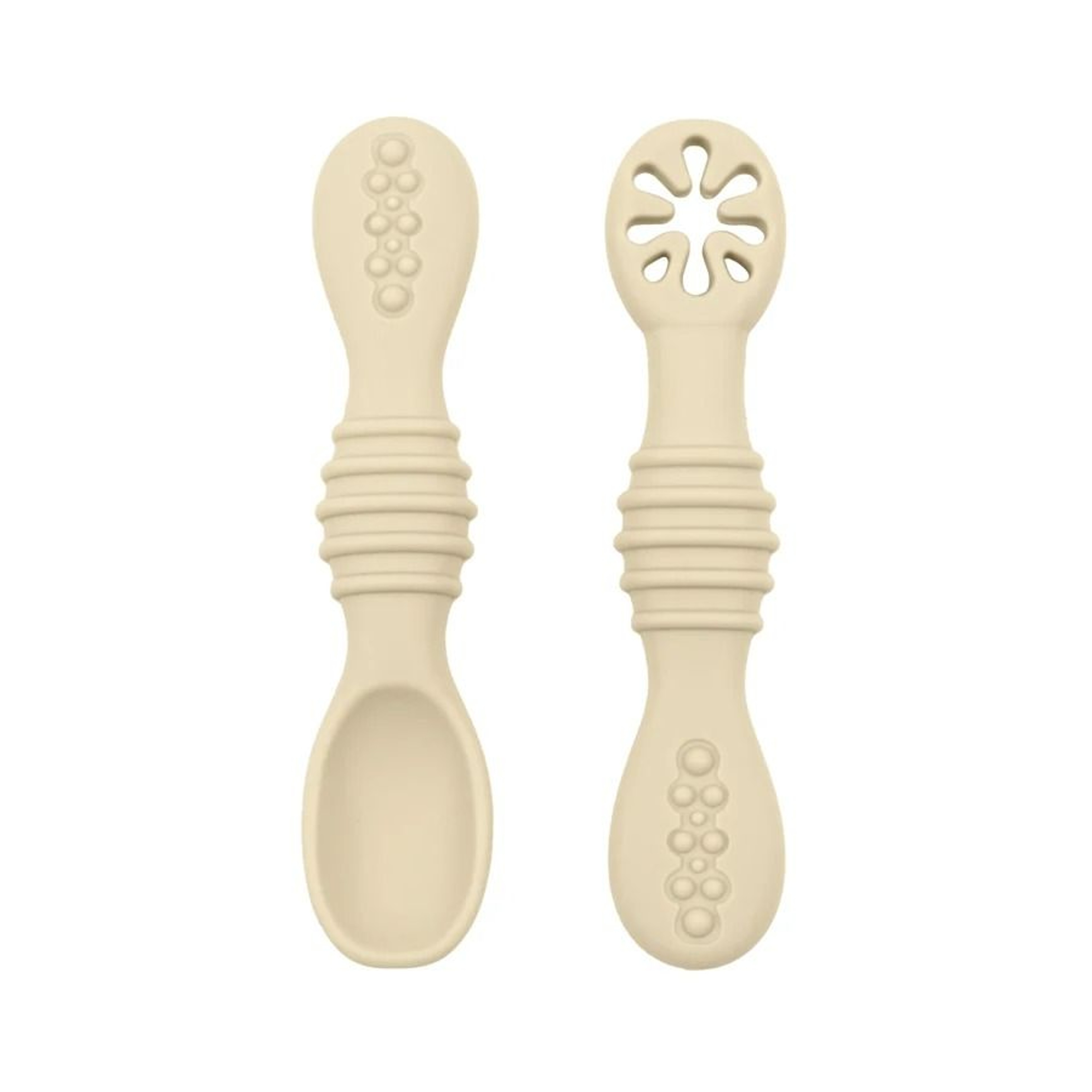 Food Grade Silicone Baby Spoon And Fork Training Set 9