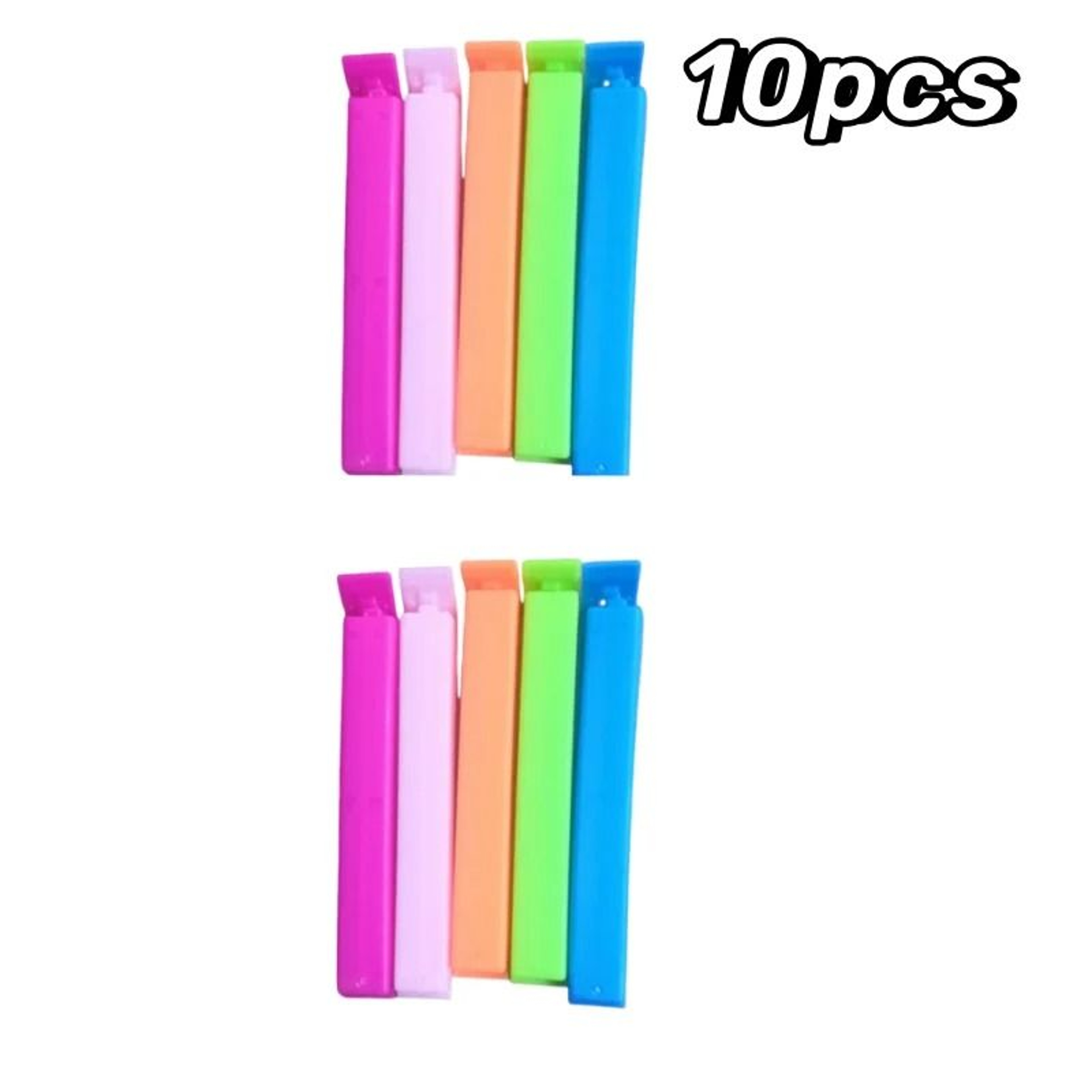Colorful Reusable Bag Sealing Clips Set 7