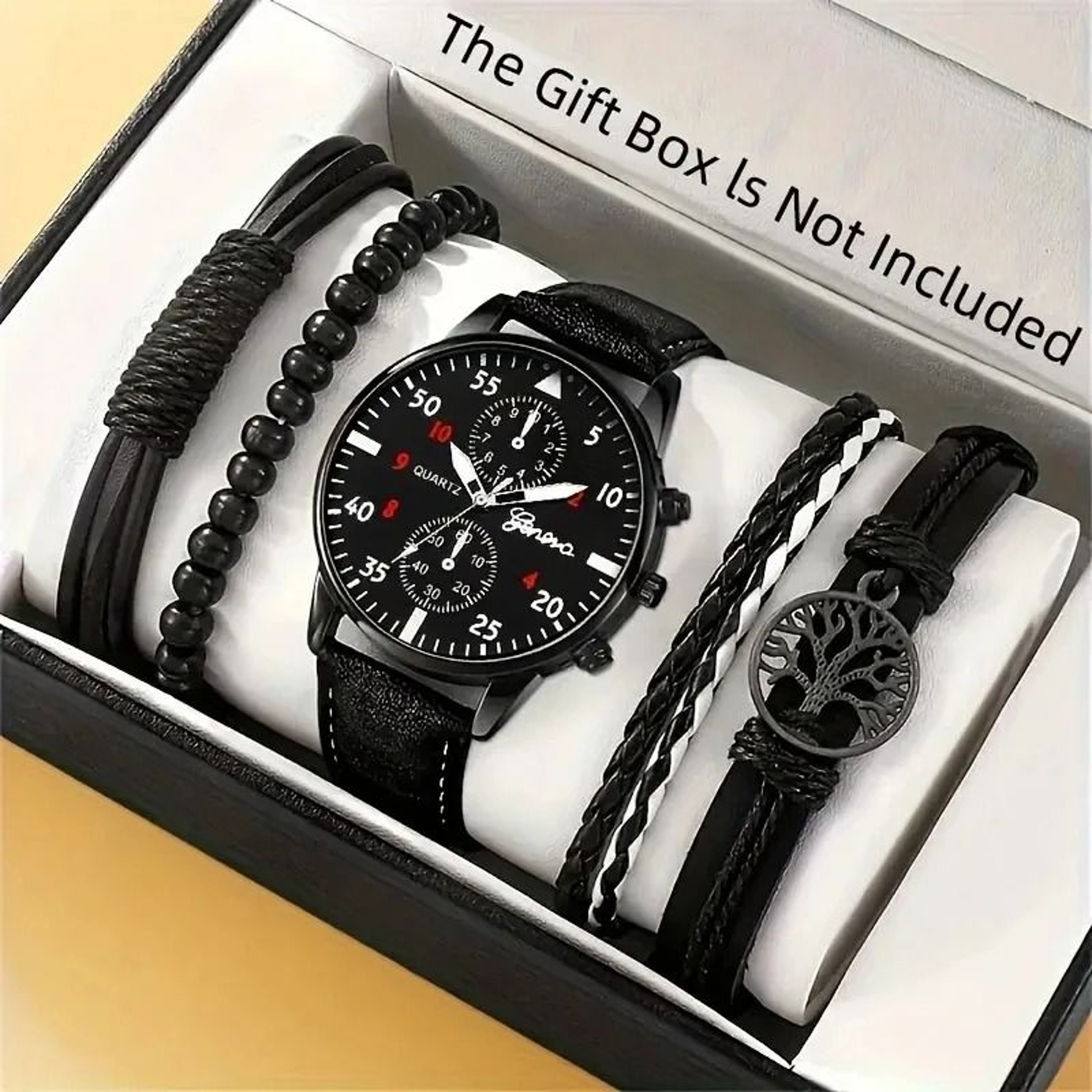 Modern Mens Watch And Bracelet Set 9