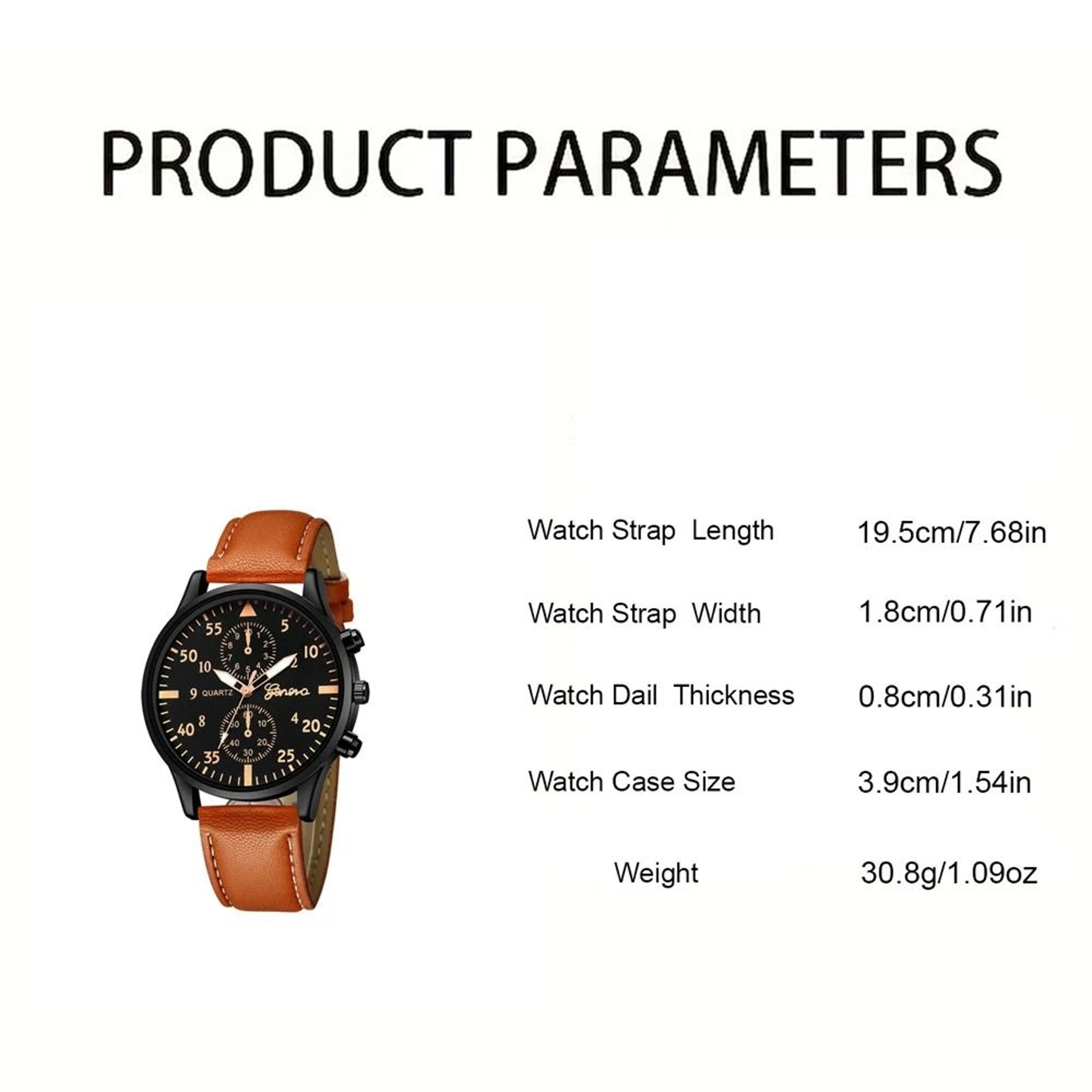 Modern Mens Watch And Bracelet Set 5