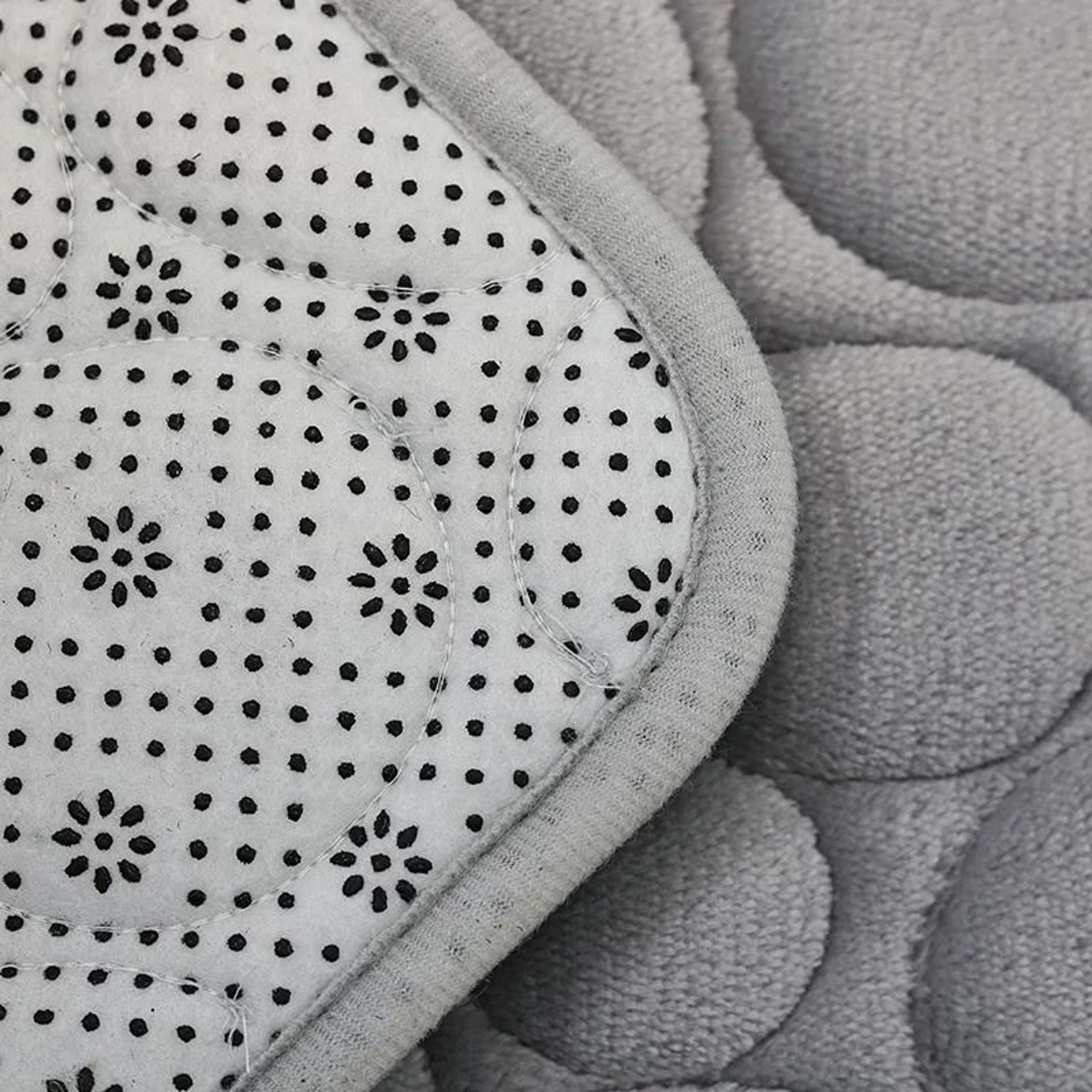 Stone Pattern Bathroom Mat Set 4
