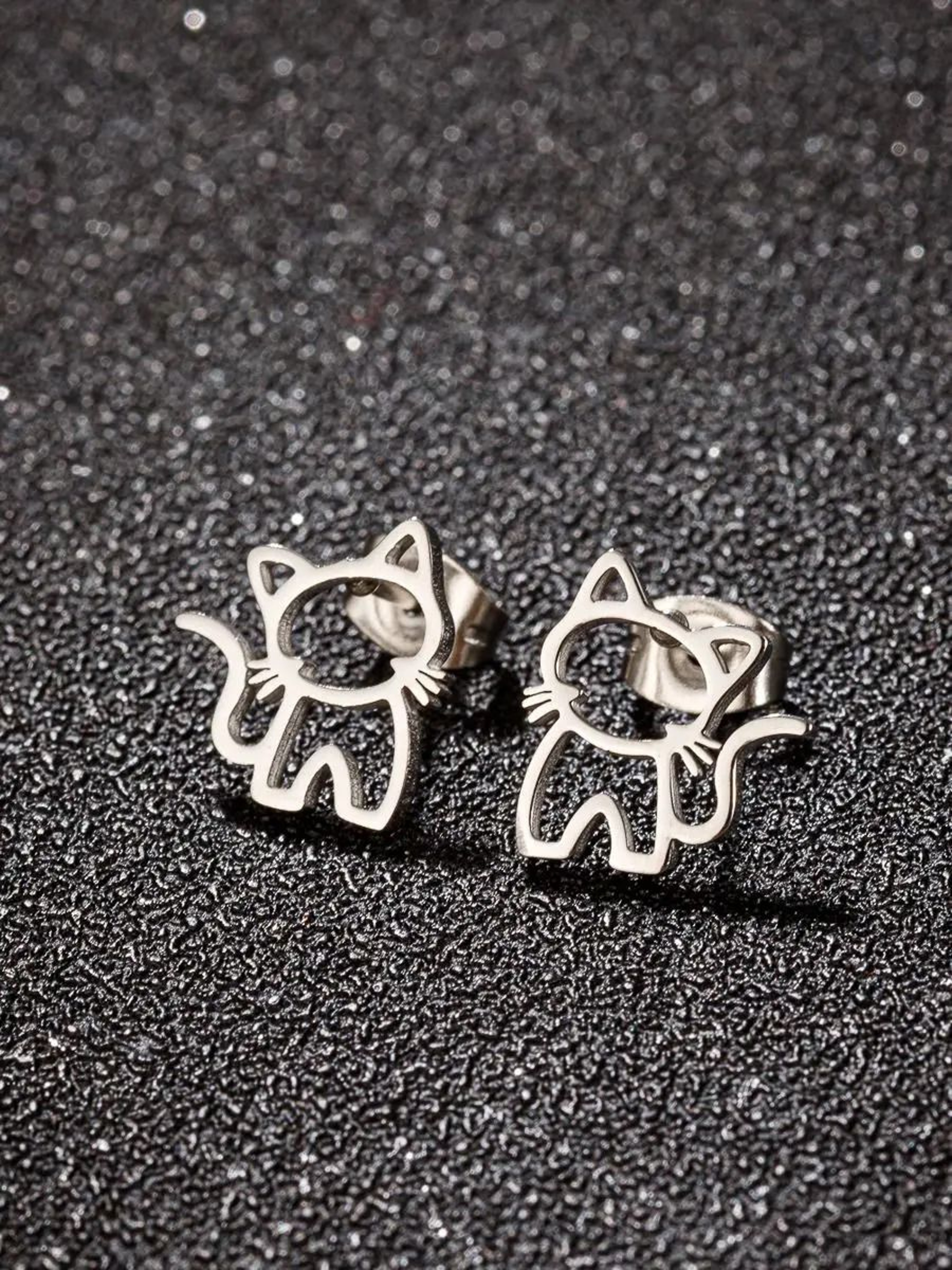Cute Stainless Steel Stud Earrings 9