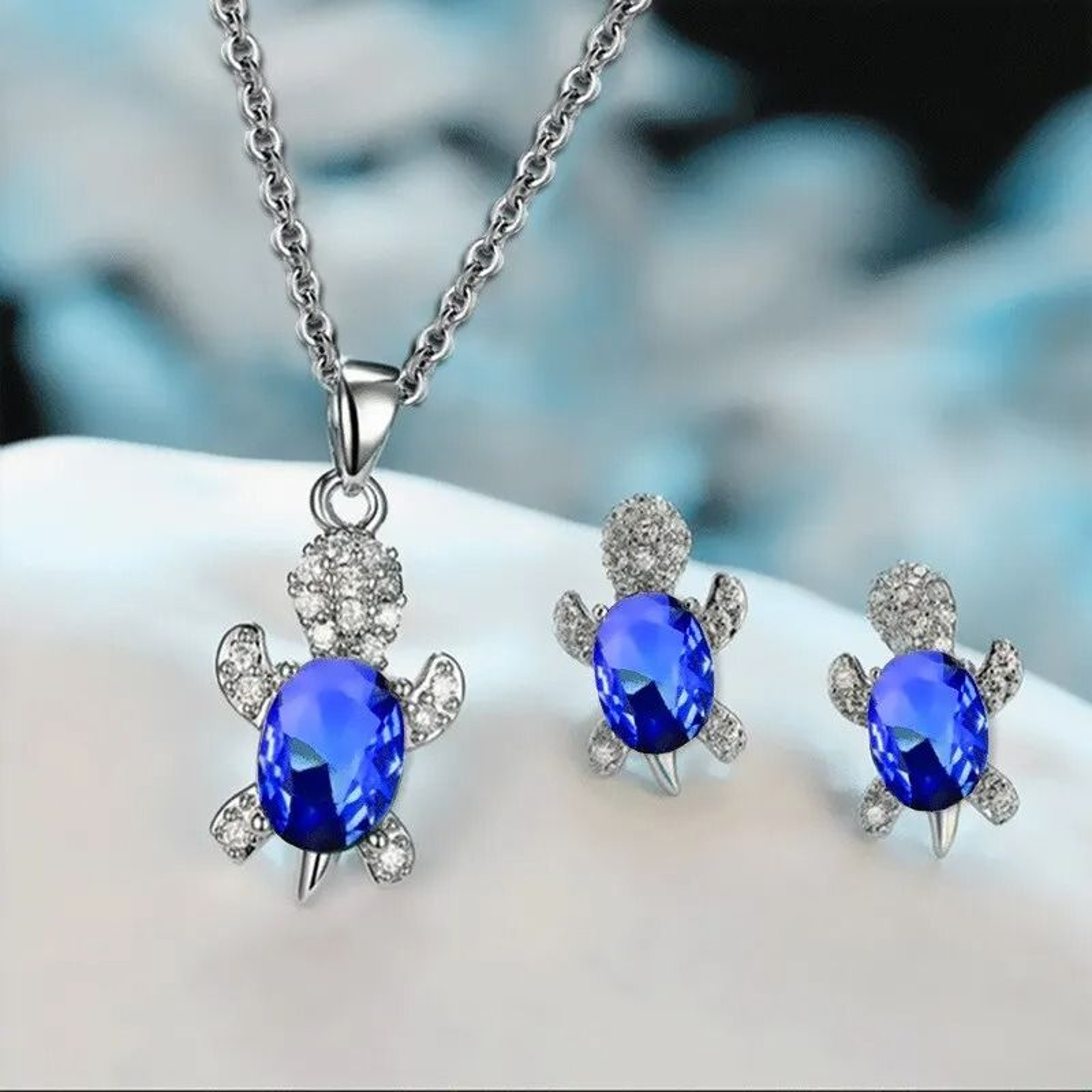 Fashion Crystal Jewelry Set 0