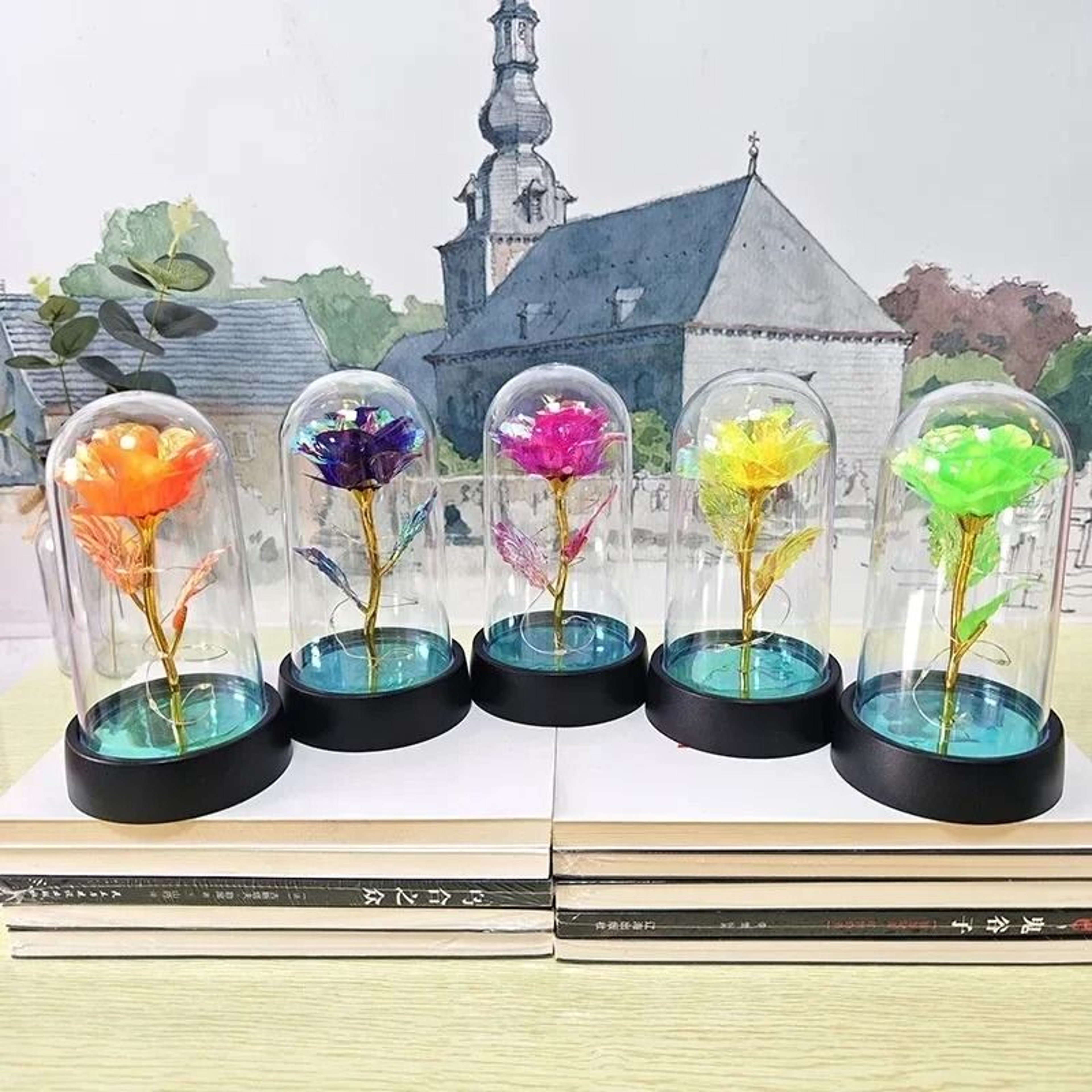 Decorative Luminous Rose Accent 3