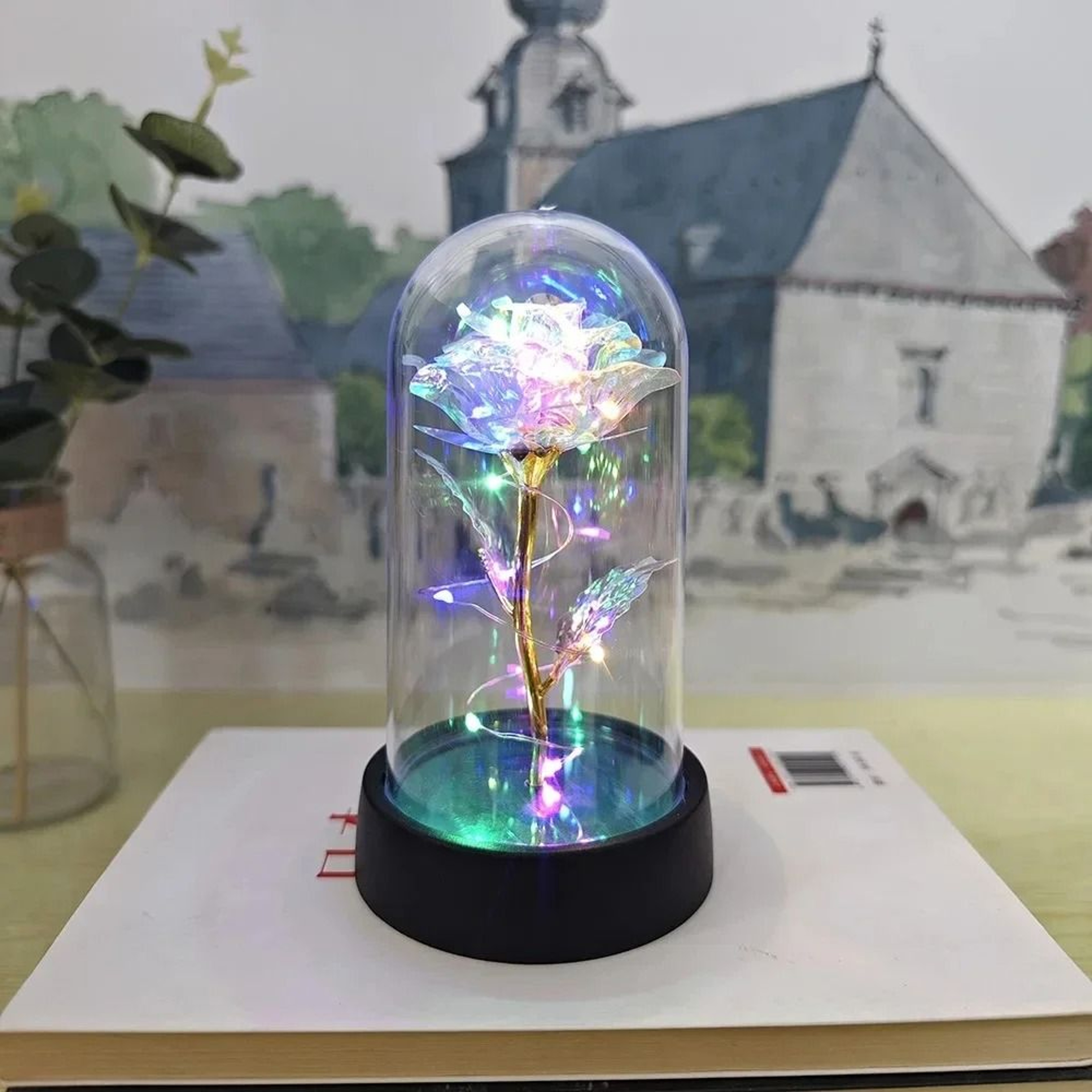 Decorative Luminous Rose Accent 6