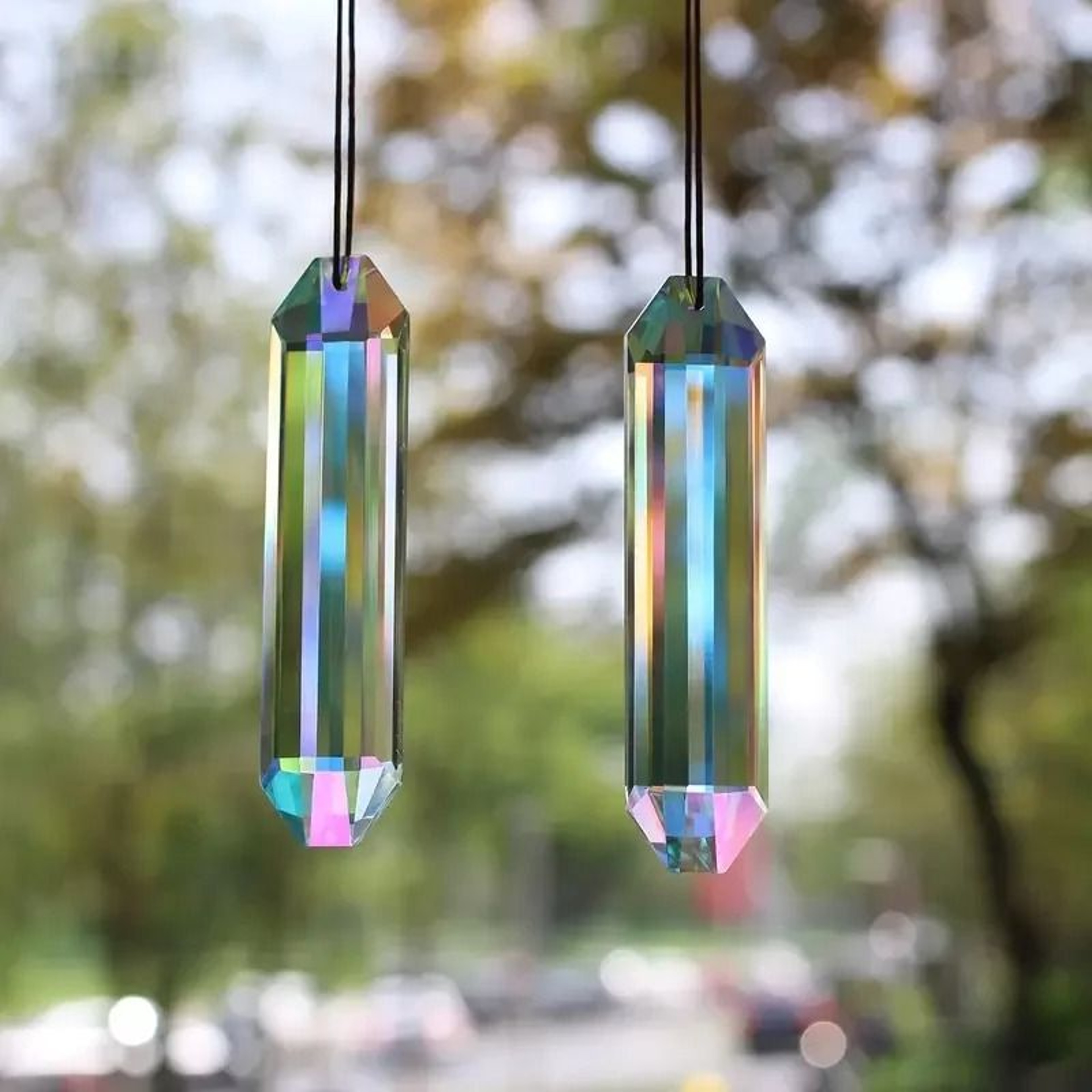 Crystal Rainbow Sun Catcher Set 4