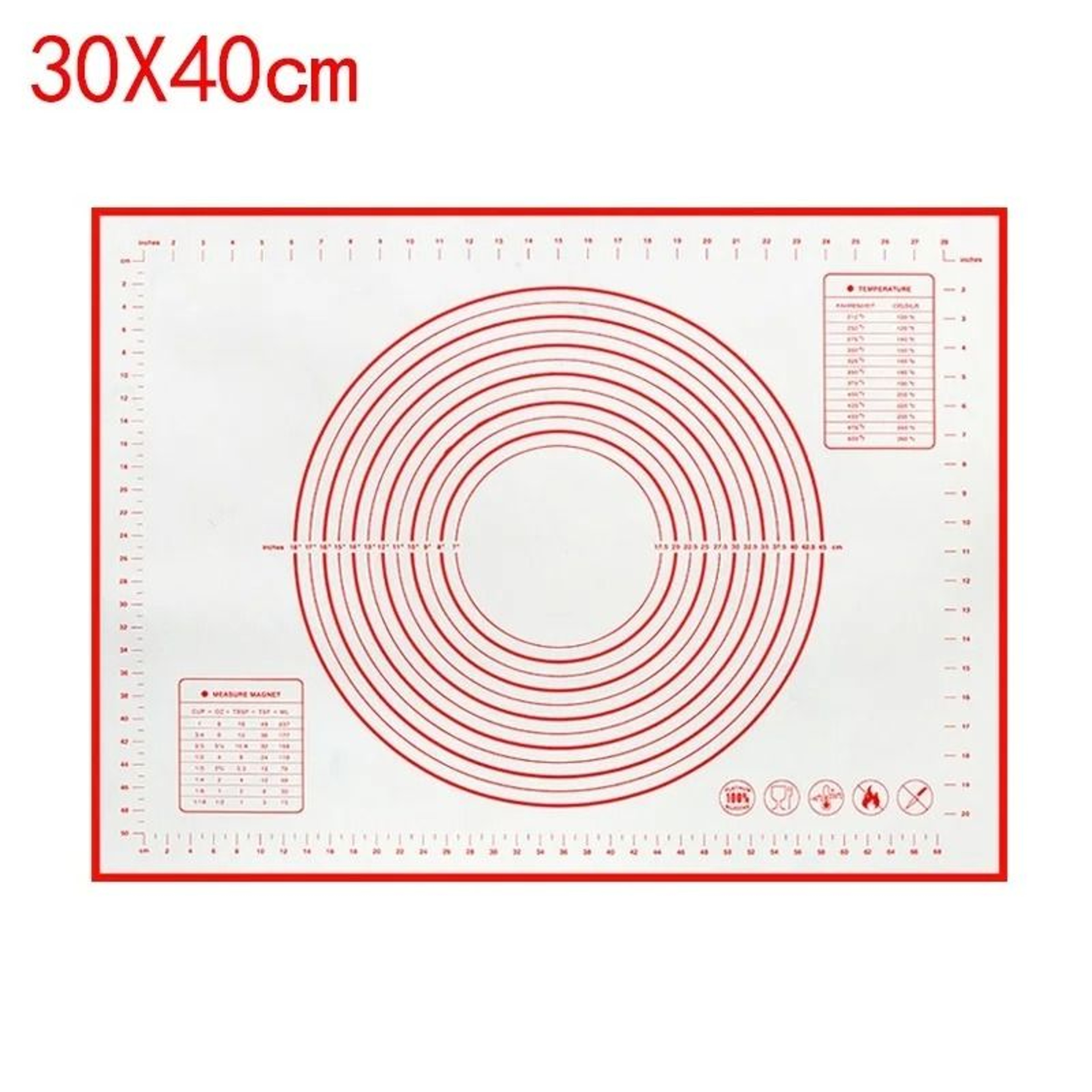 Non Stick Silicone Baking Mat And Kneading Pad 1