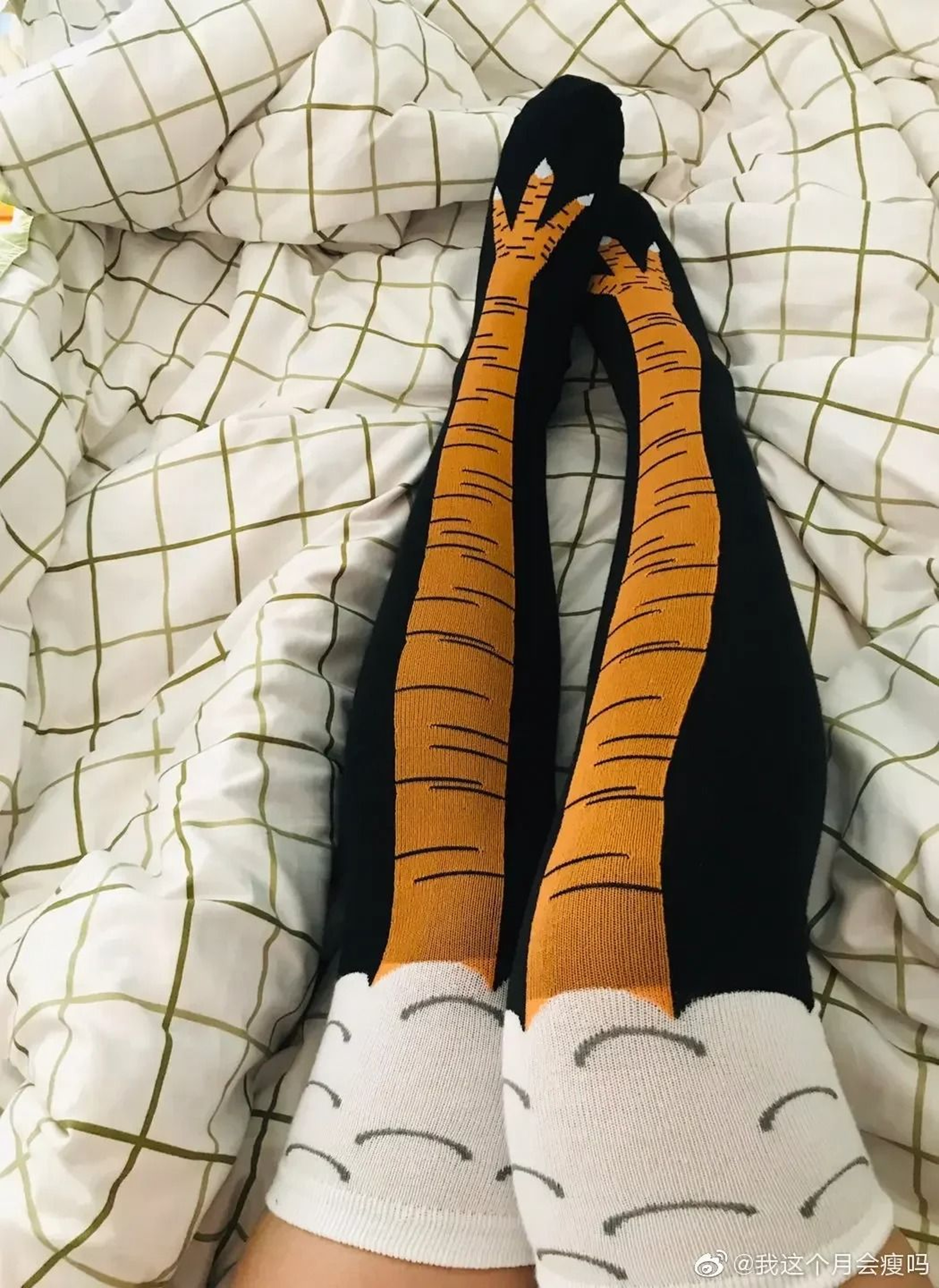 Fun Chicken Print Cosplay Socks With High Flexibility 2