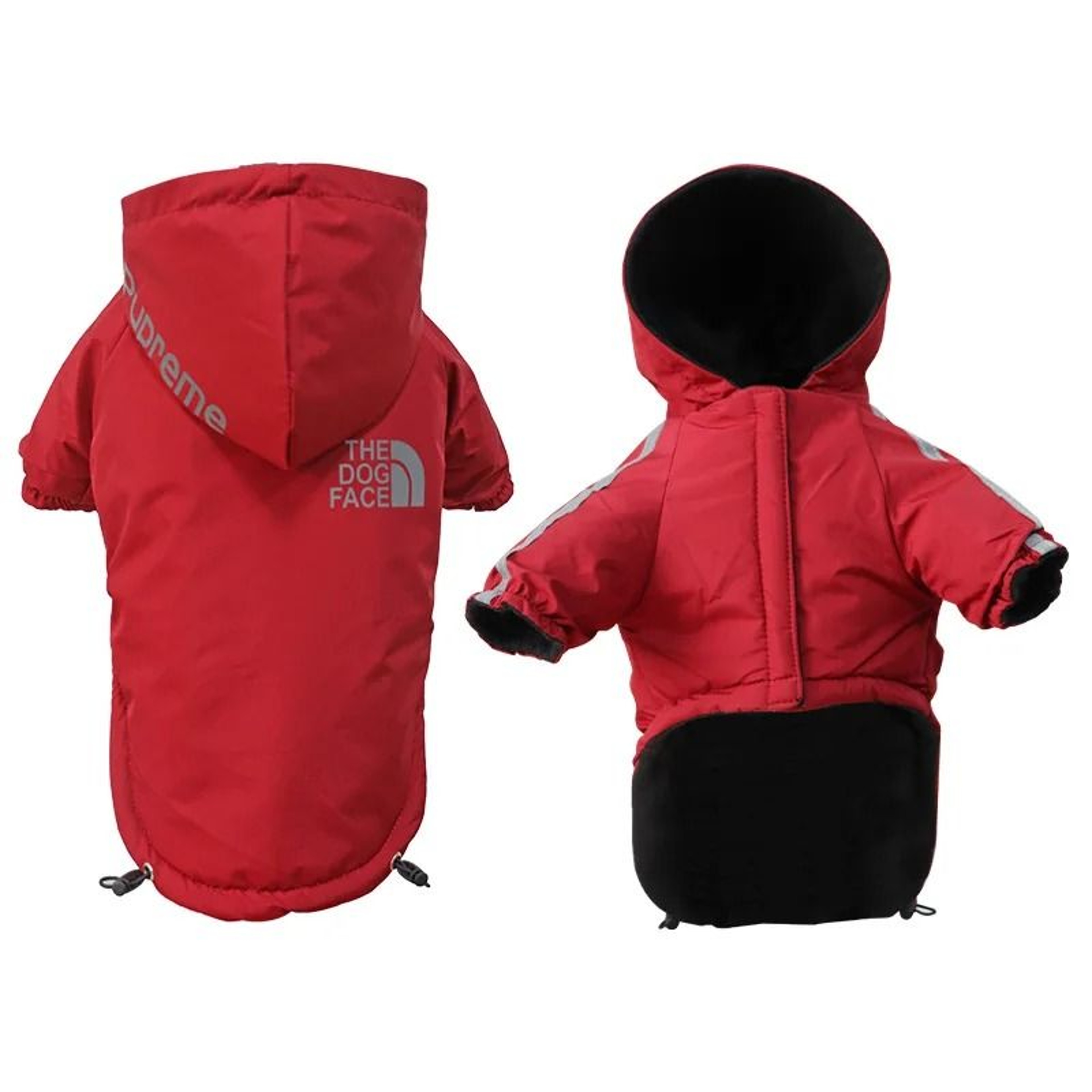 Waterproof Fleece Lined Dog Jacket For Winter Warmth 6