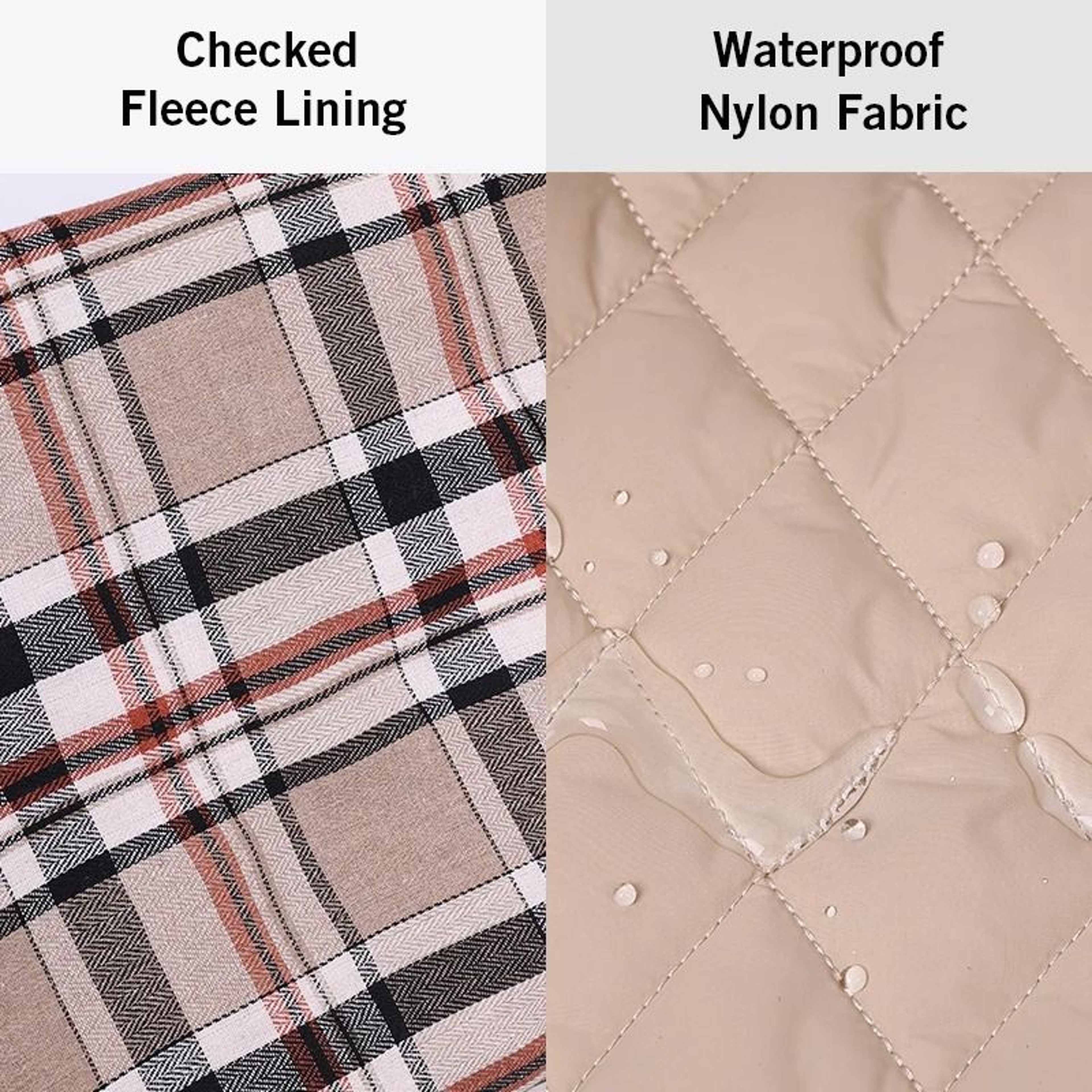 Reversible Waterproof Dog Jacket With Quilted Warm Lining 3