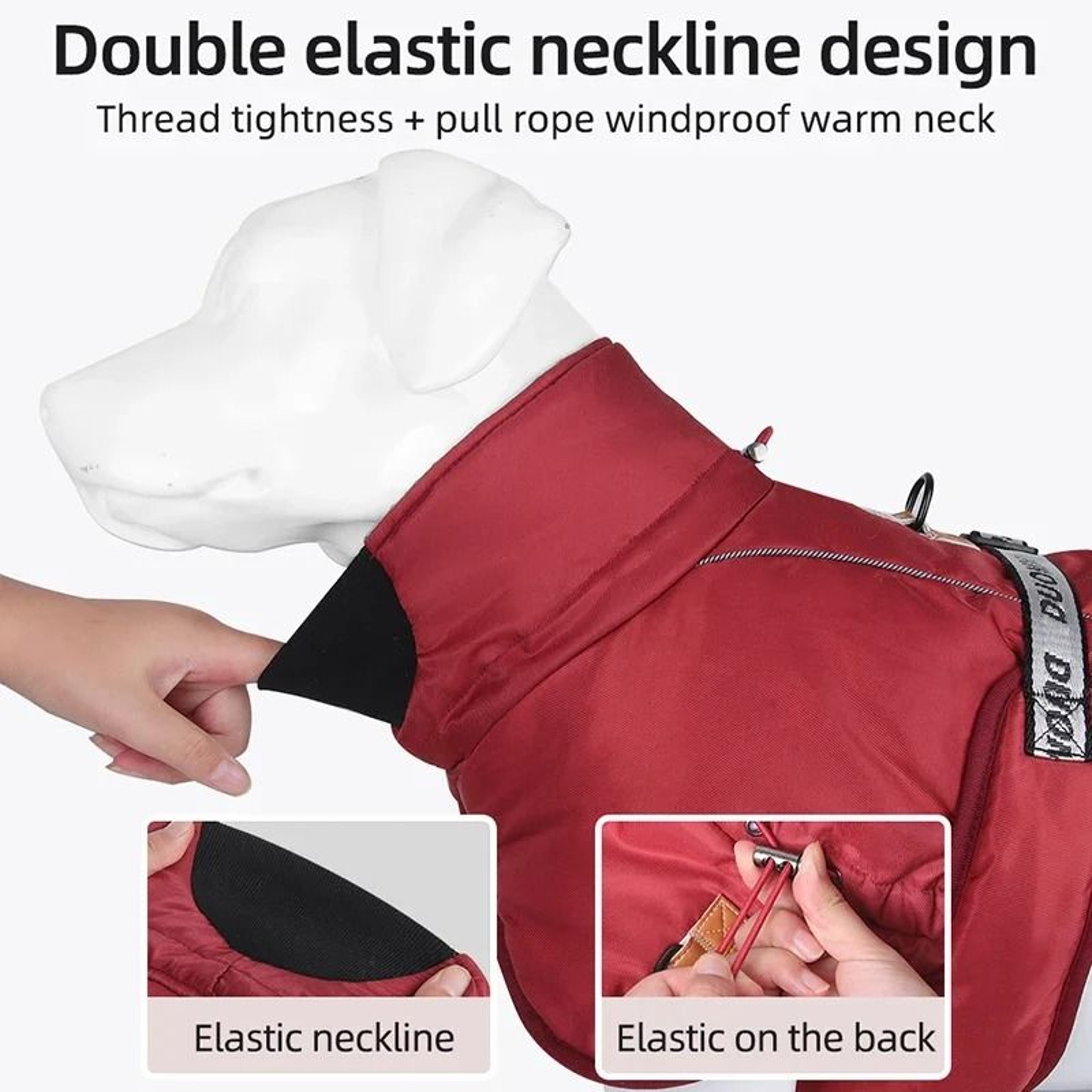 Winter Windproof Big Dog Jacket For Warmth And Outdoor Protection 1