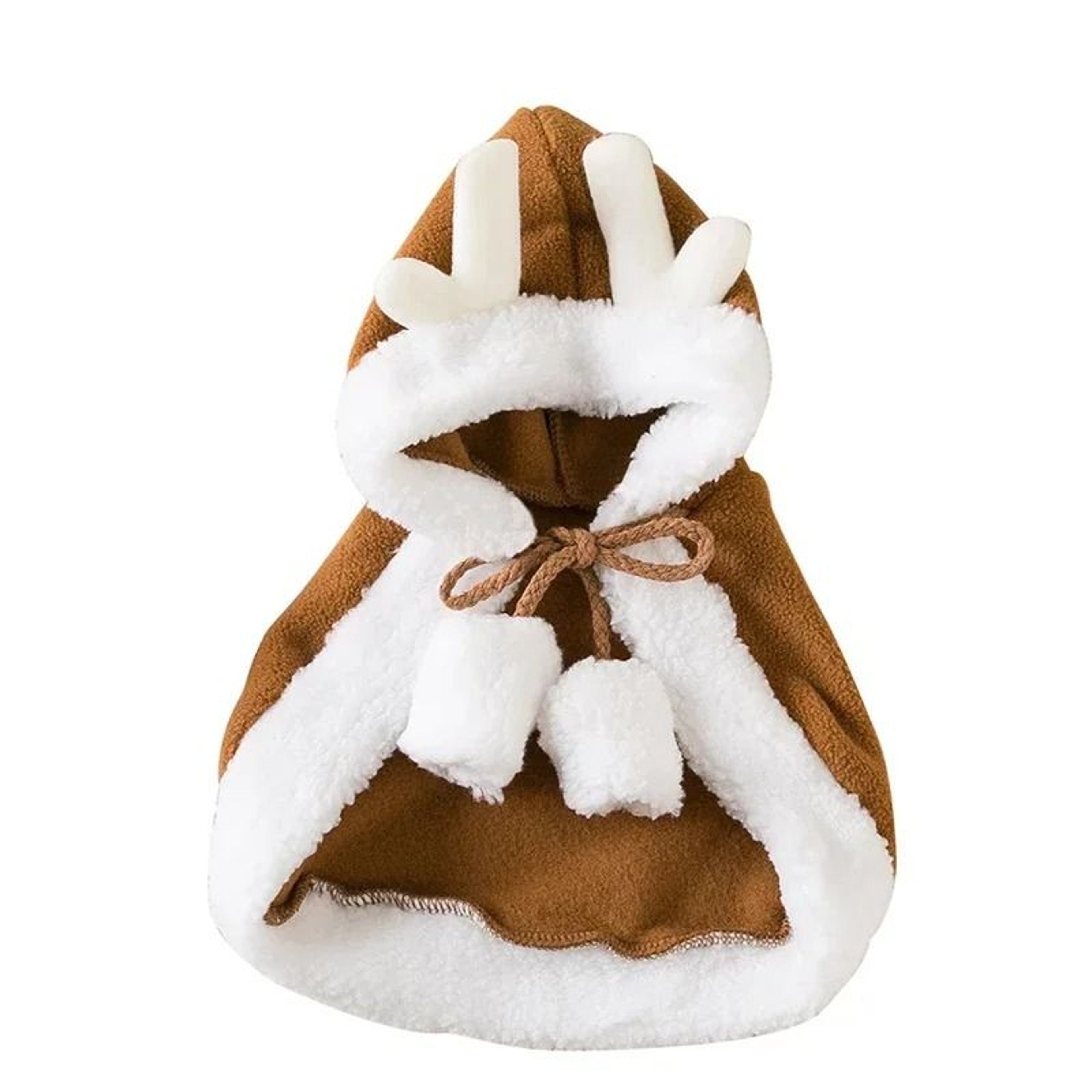 Cozy Santa Cape And Hat Costume For Pets With Warm Scarf 5