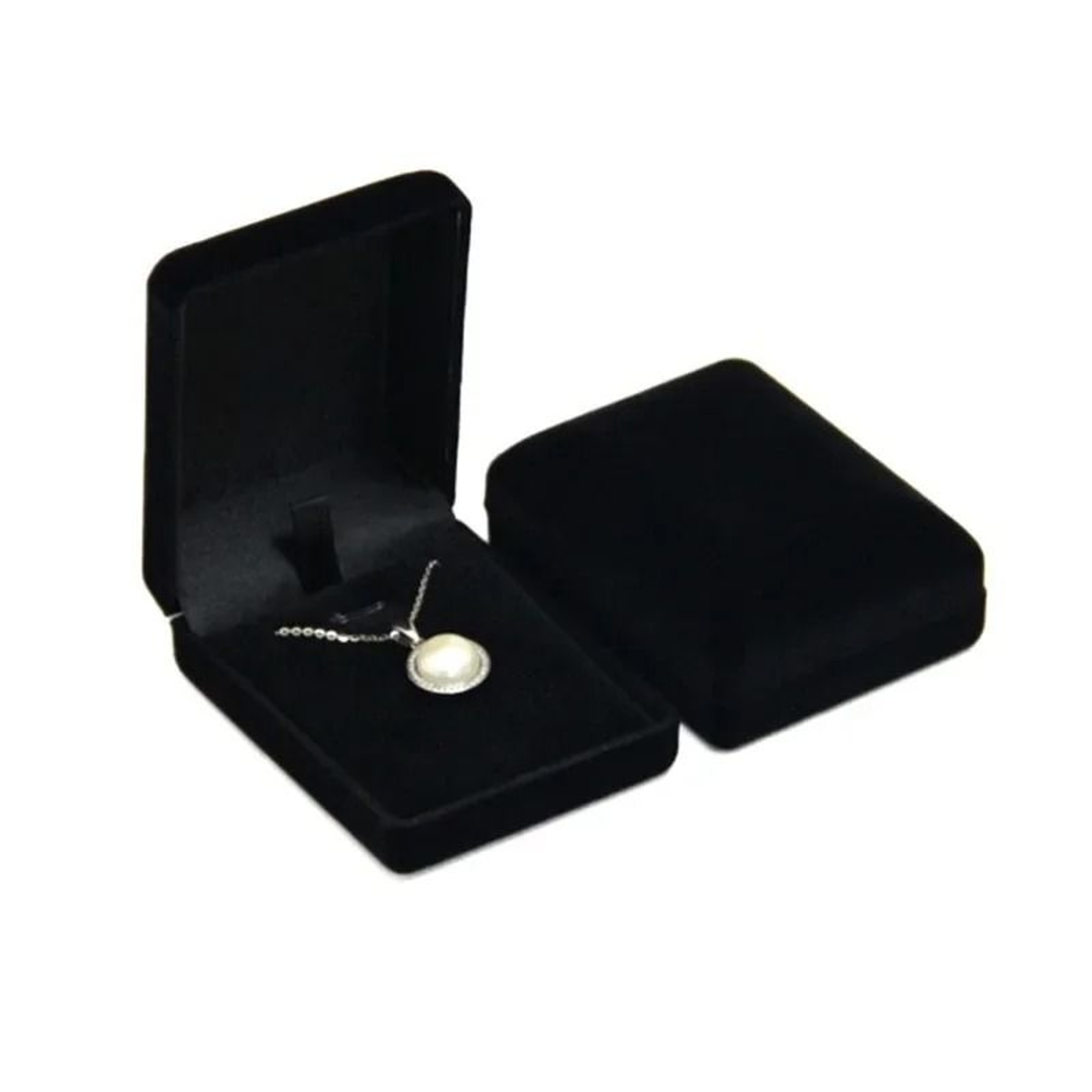 Velvet Jewelry Box For Necklace Or Pendant Elegant Gift Packaging 3