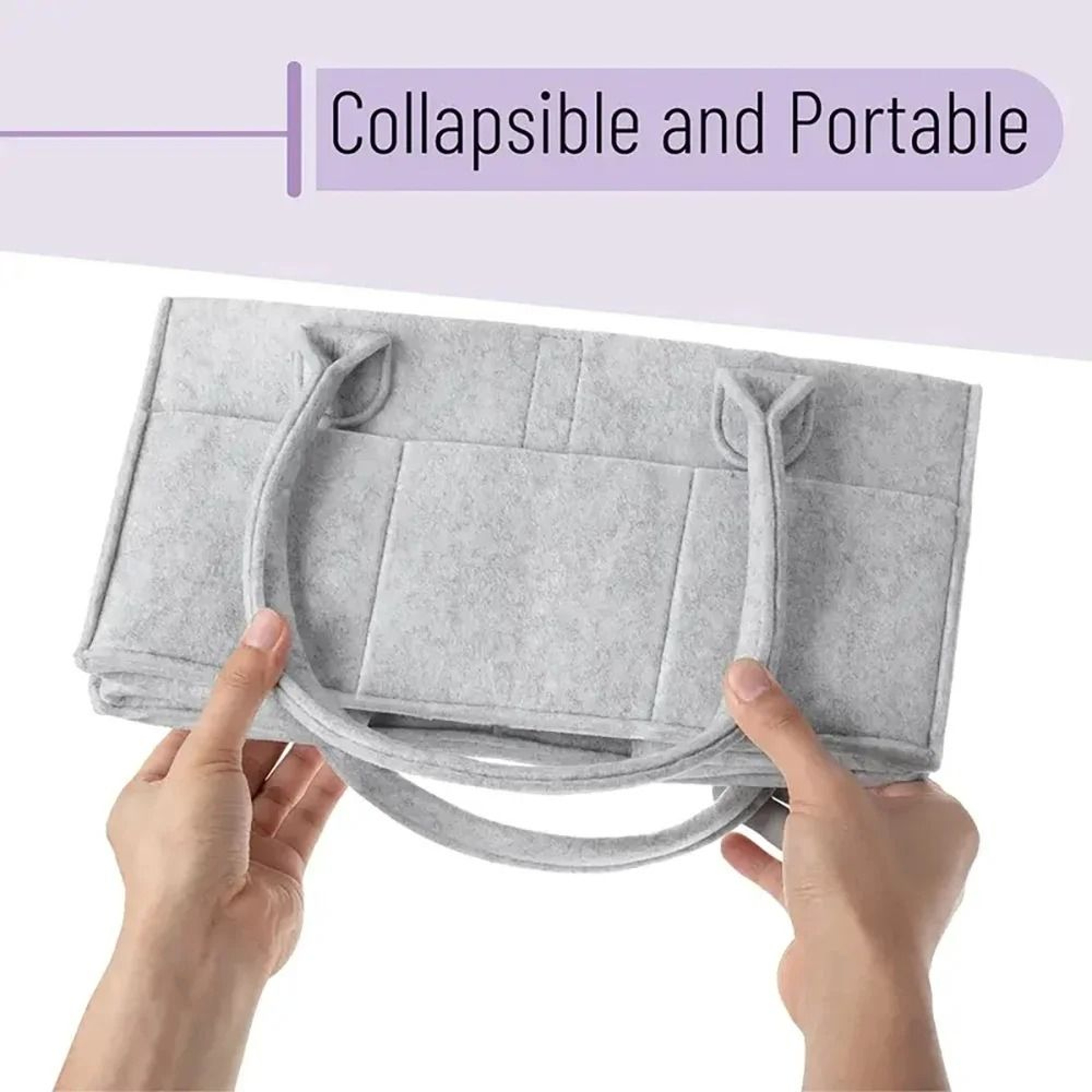 Portable Baby Diaper Organizer Storage Tote 3