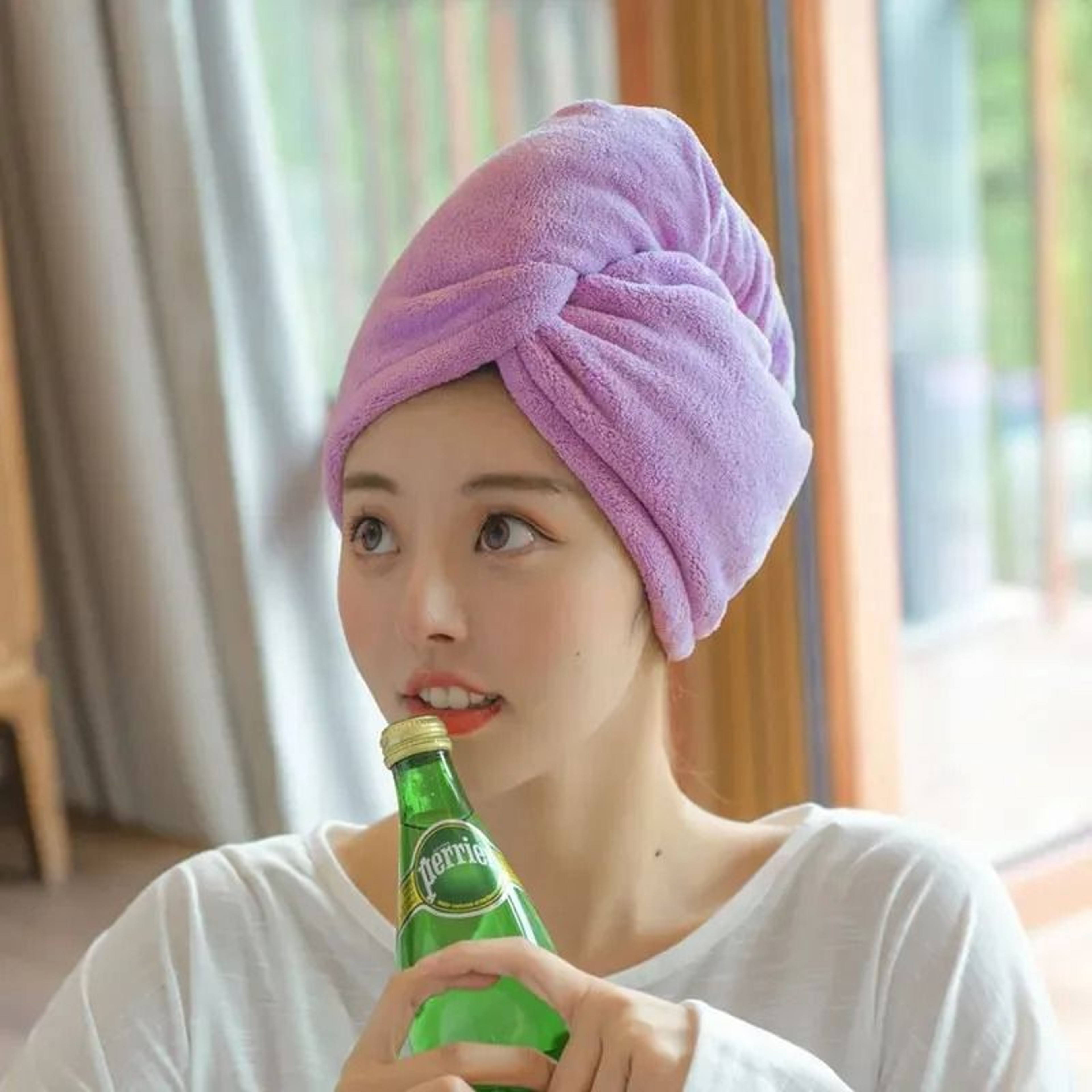 Soft Microfiber Quick Dry Hair Towel Wrap For Women 3