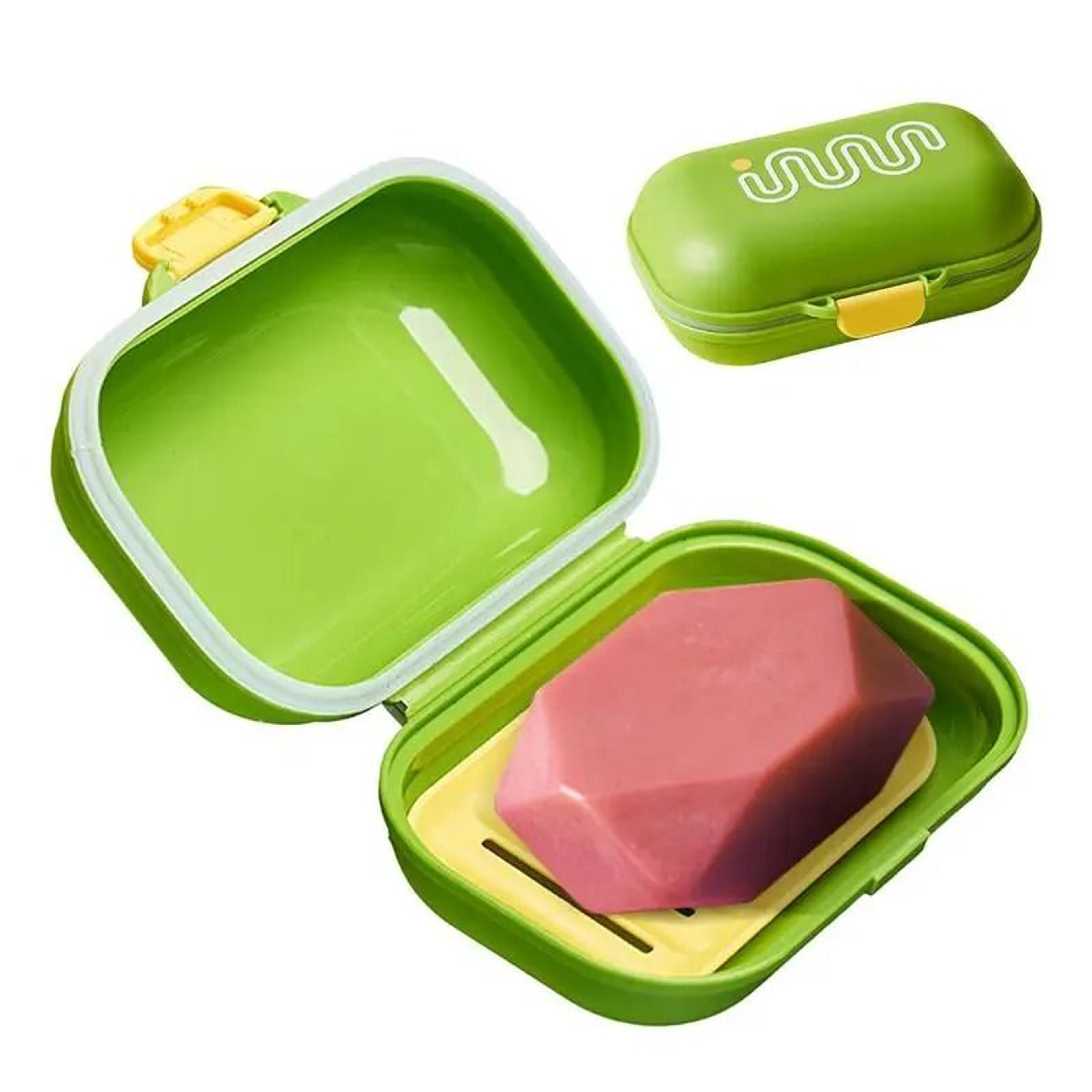LeakProof Travel Soap Container With Sealed Case For Camping And Travel 3