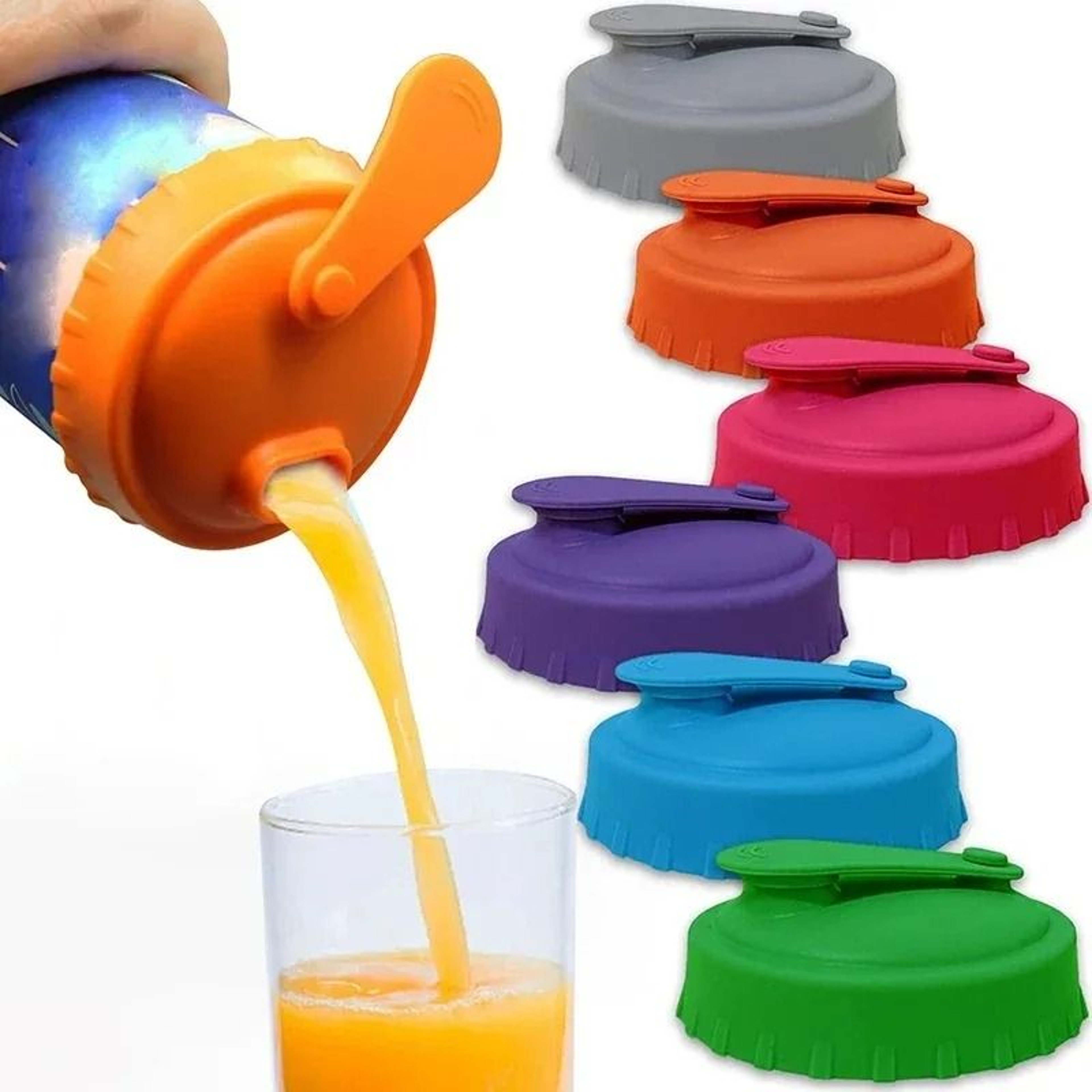 Reusable Silicone Can Lids For Fresh And Spill Free Drinks 0