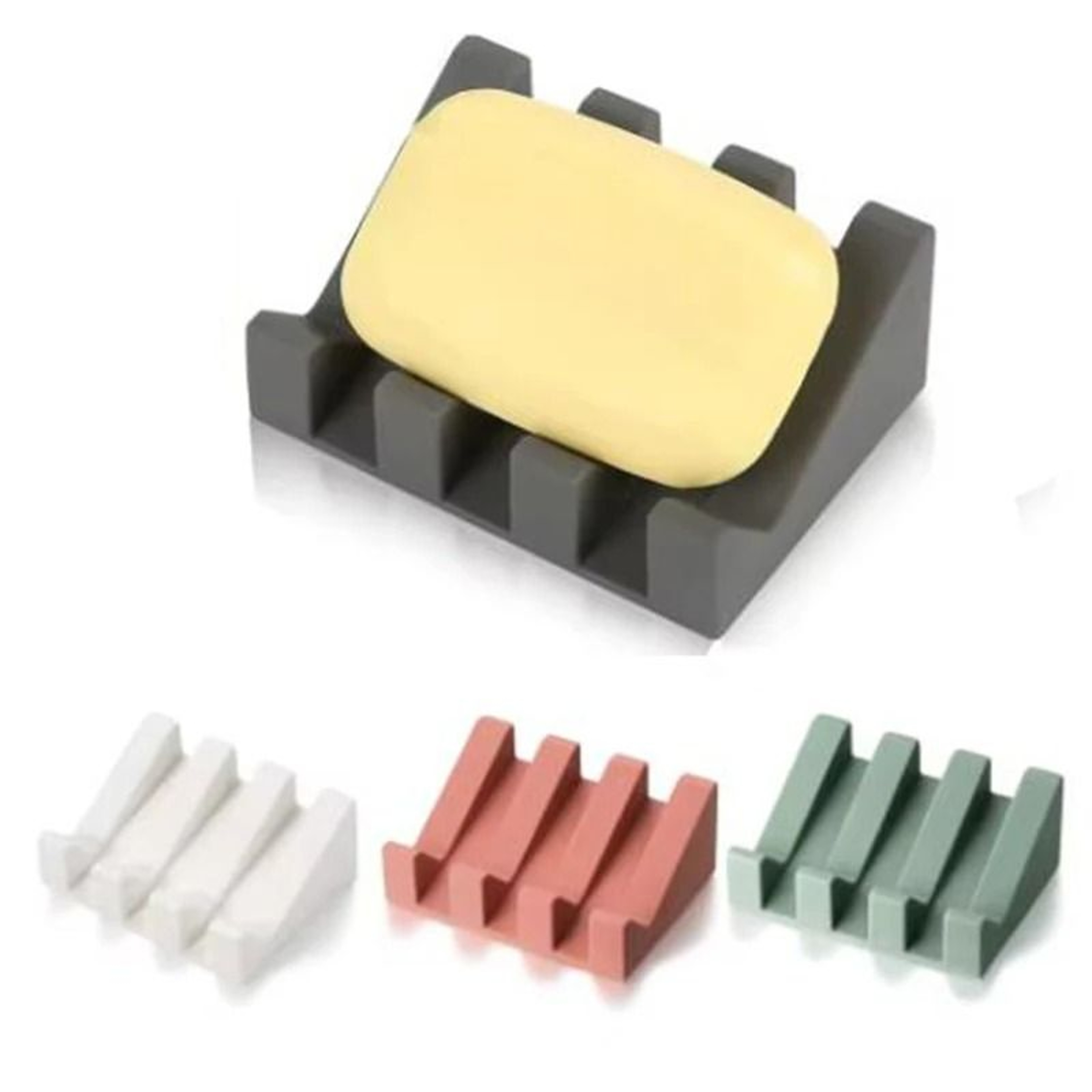 Silicone Soap Dish For Bathroom And Kitchen Use 0