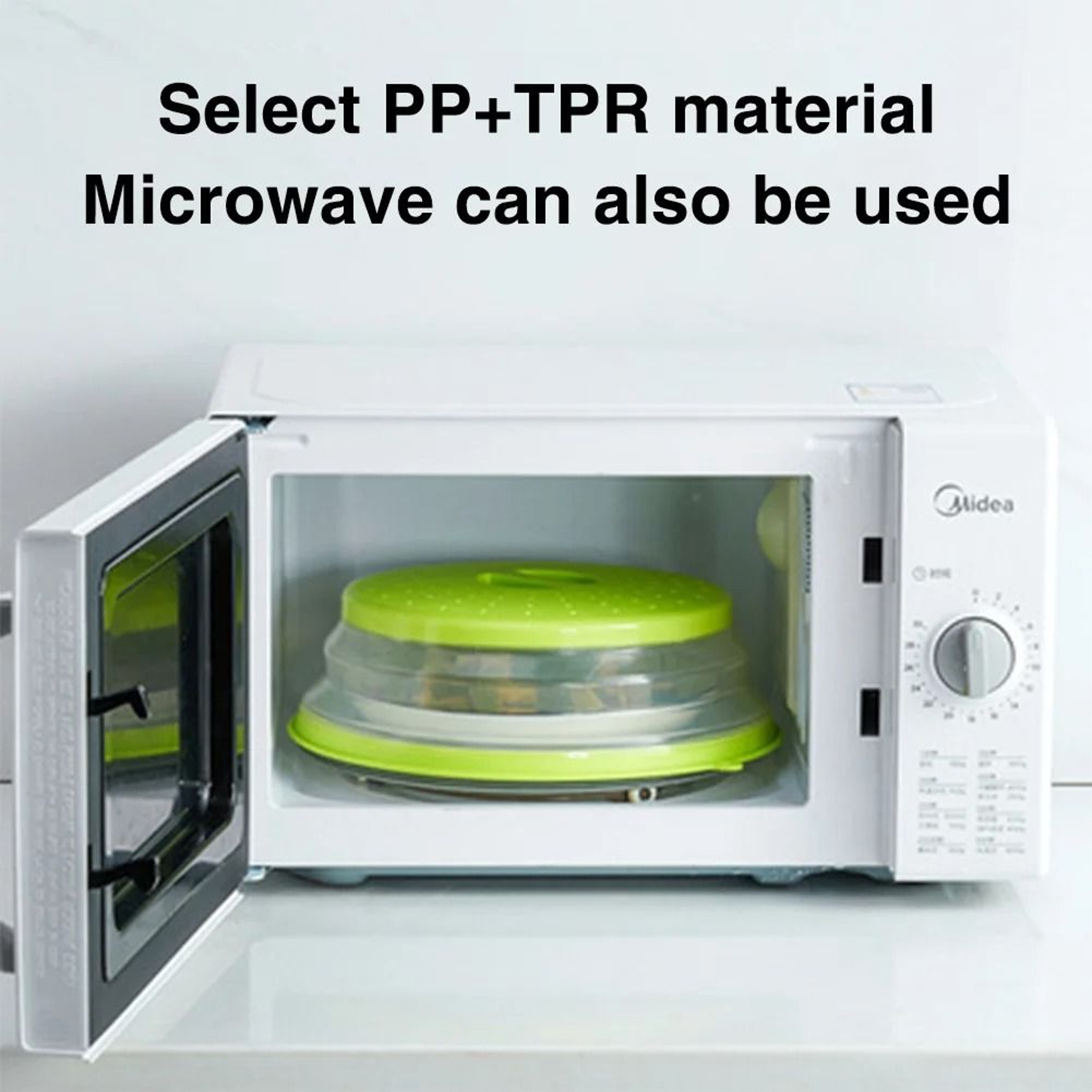 Silicone Microwave Splatter Cover And Fresh Keeping Lid 4